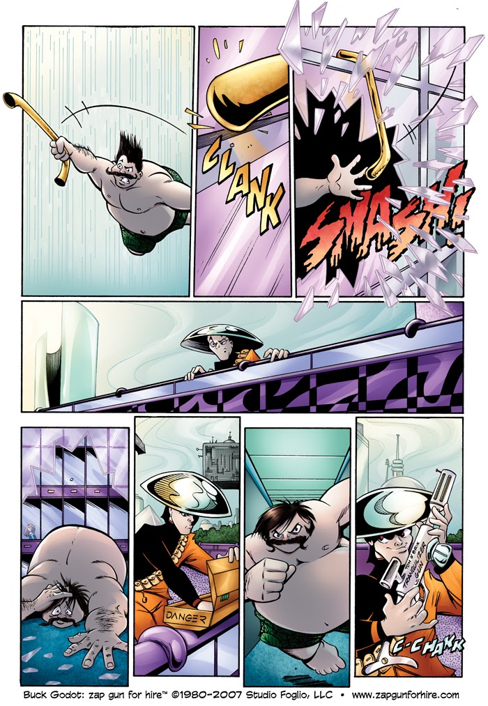 Read online Buck Godot - Zap Gun For Hire comic -  Issue #1 - 8