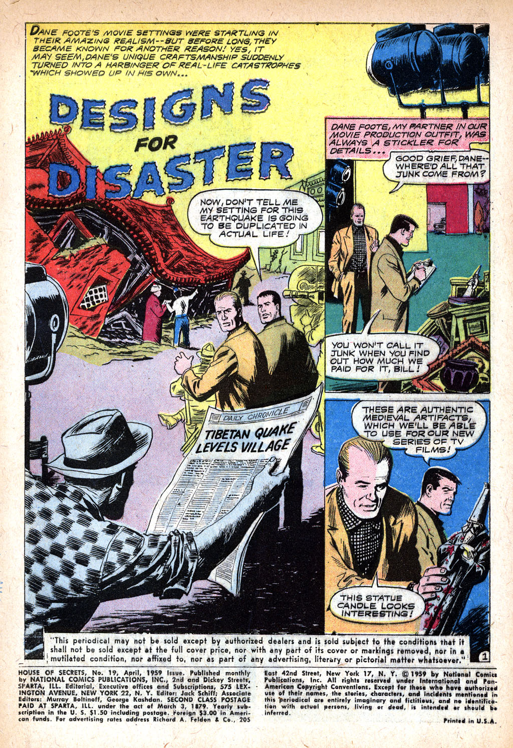 Read online House of Secrets (1956) comic -  Issue #19 - 3