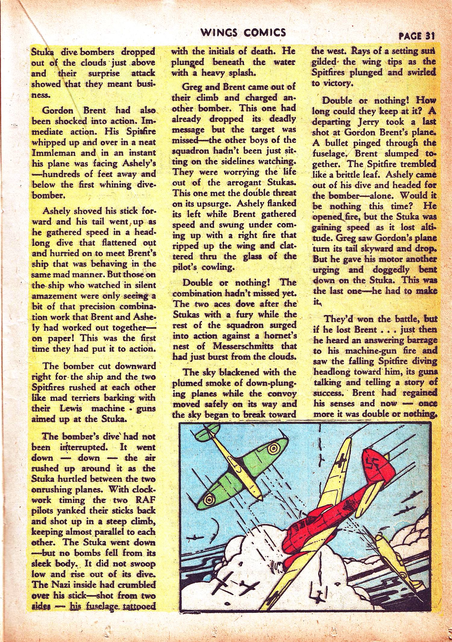 Read online Wings Comics comic -  Issue #3 - 33