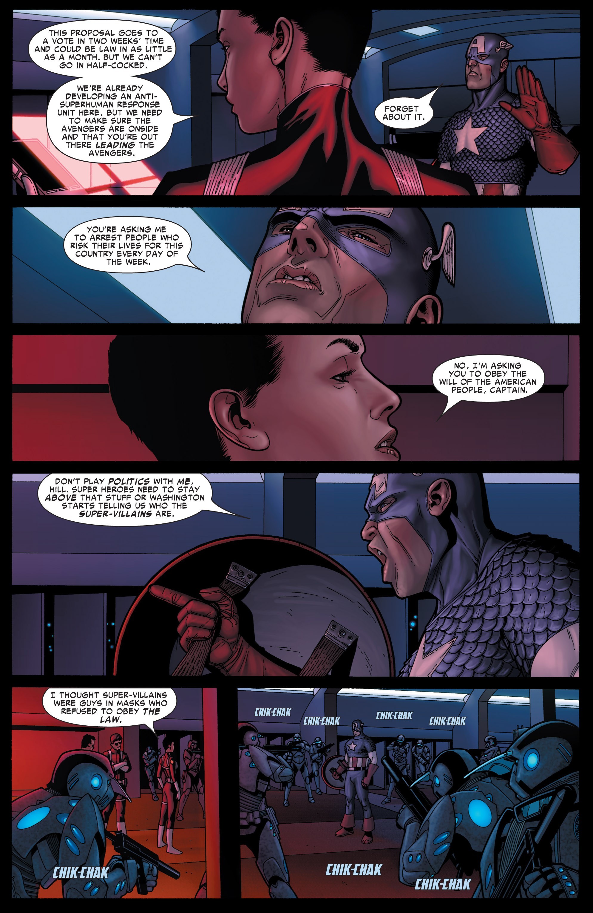 Read online Civil War (2006) comic -  Issue #1 - 24