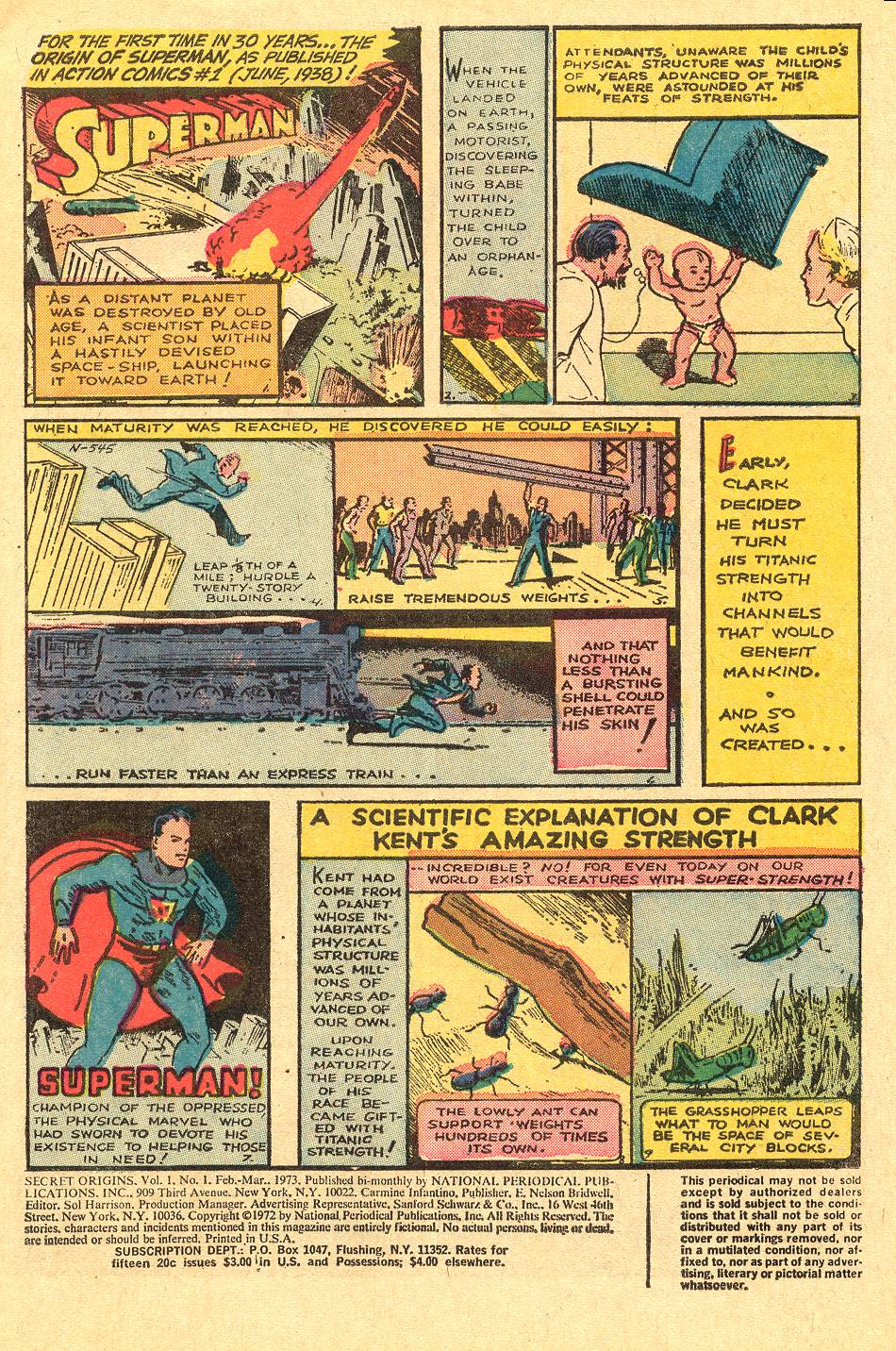 Read online Secret Origins (1973) comic -  Issue #1 - 3