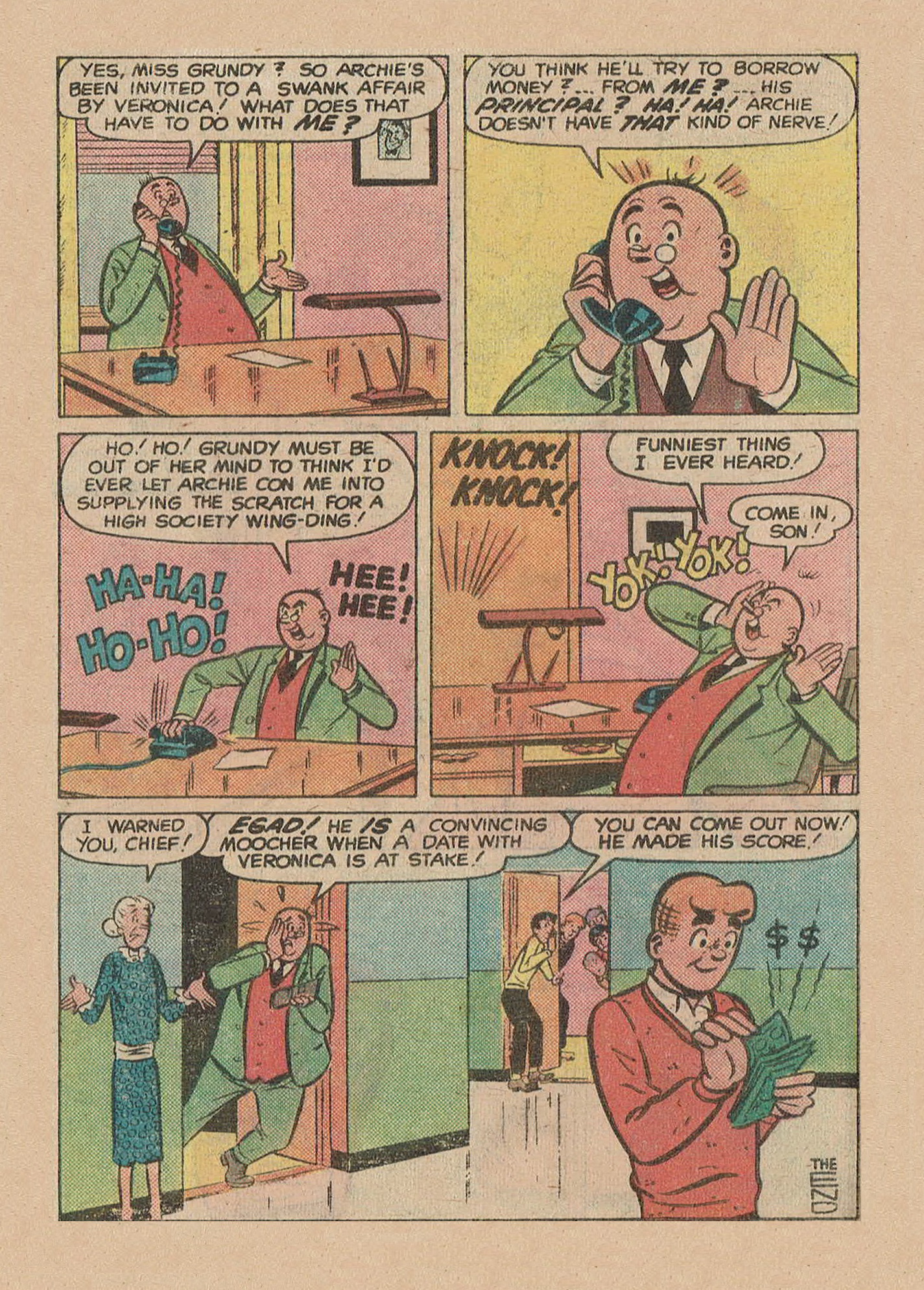 Read online Archie Digest Magazine comic -  Issue #41 - 70