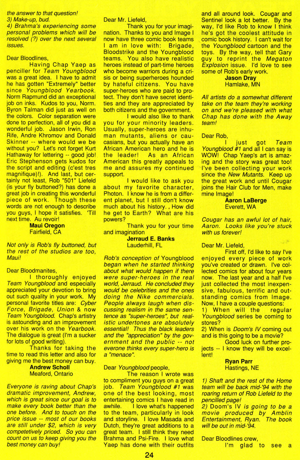Read online Team Youngblood comic -  Issue #3 - 26