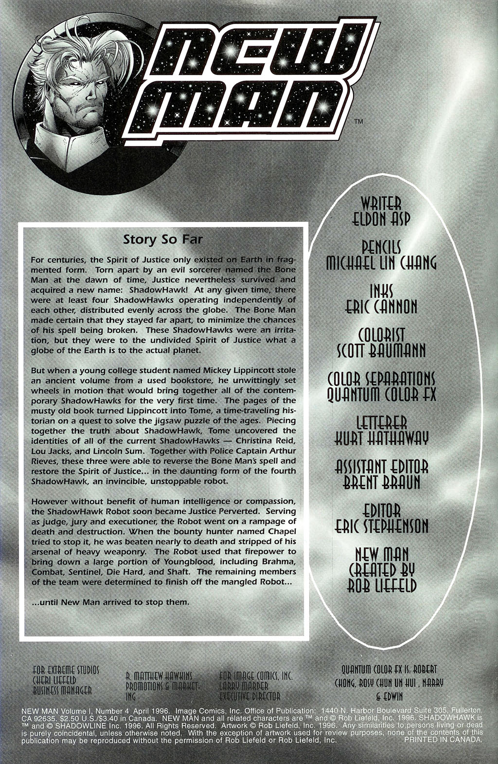 Read online New Man comic -  Issue #4 - 2