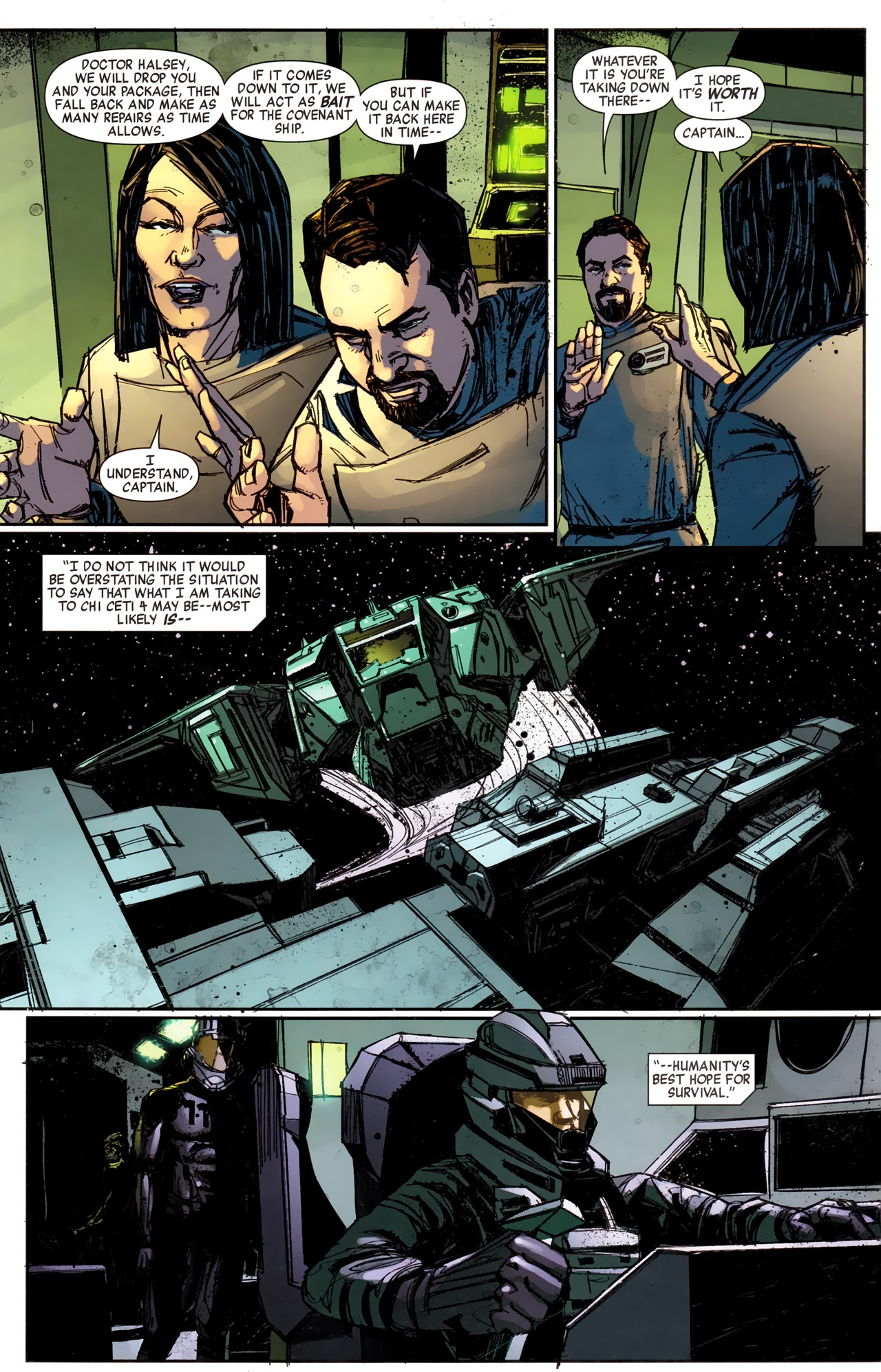 Read online Halo: Fall Of Reach - Covenant comic -  Issue #1 - 10