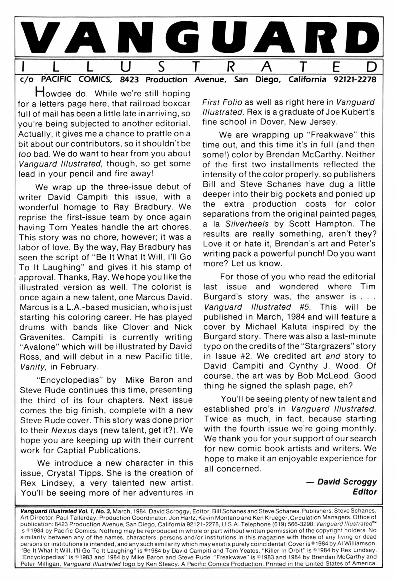 Read online Vanguard Illustrated comic -  Issue #3 - 2