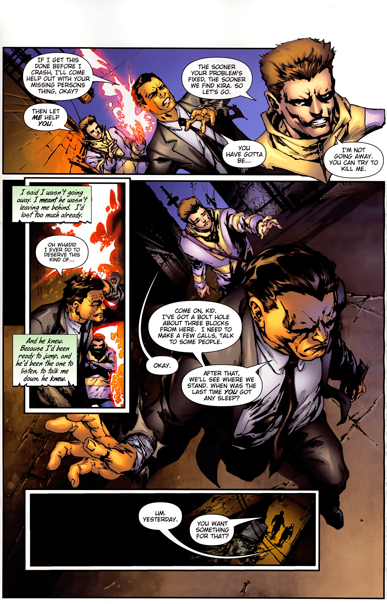 Read online George R.R. Martin's Wild Cards: The Hard Call comic -  Issue #4 - 19