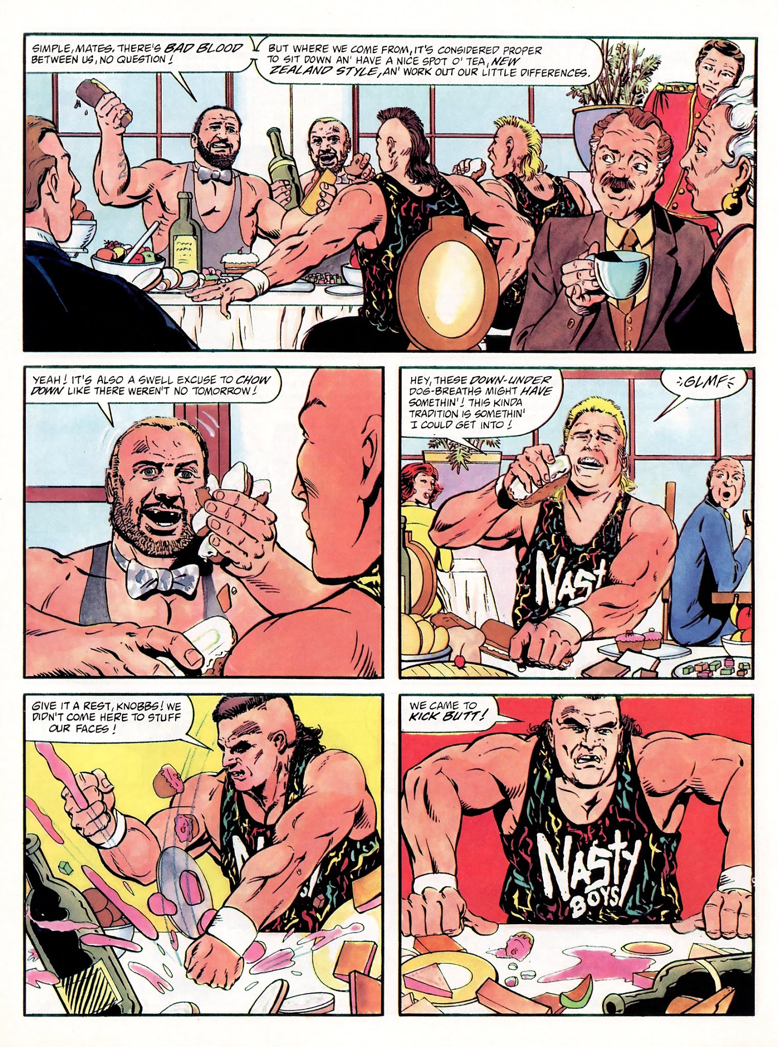 Read online WWF Battlemania comic -  Issue #2 - 50
