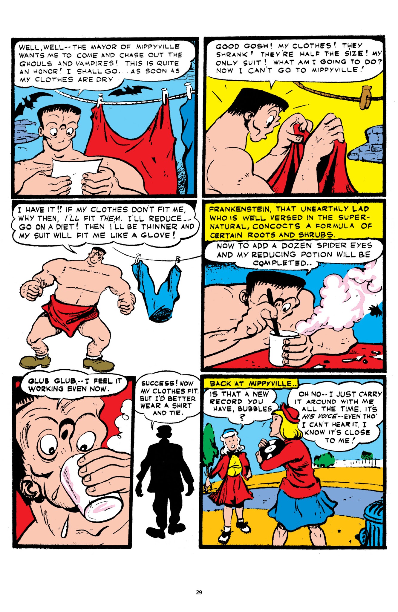 Read online Frankenstein: The Mad Science of Dick Briefer comic -  Issue # TPB - 30
