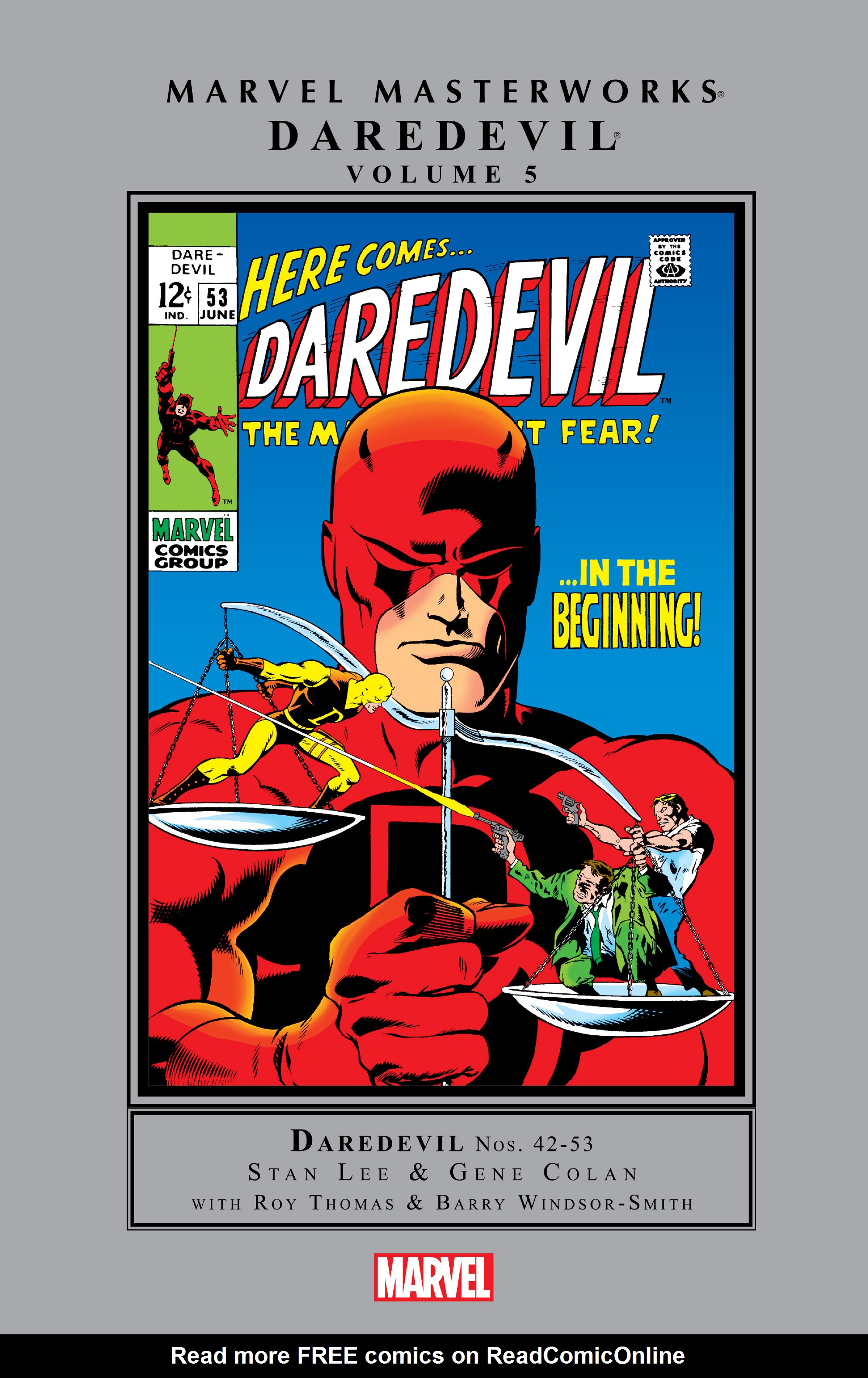 Read online Marvel Masterworks: Daredevil comic -  Issue # TPB 5 (Part 1) - 1