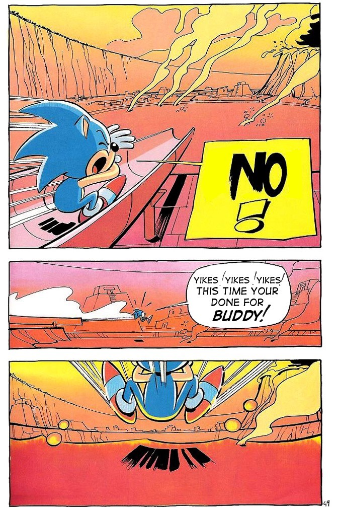 Read online Sonic Adventures: Dans Les Griffes De Robotnik comic -  Issue # Full - 52