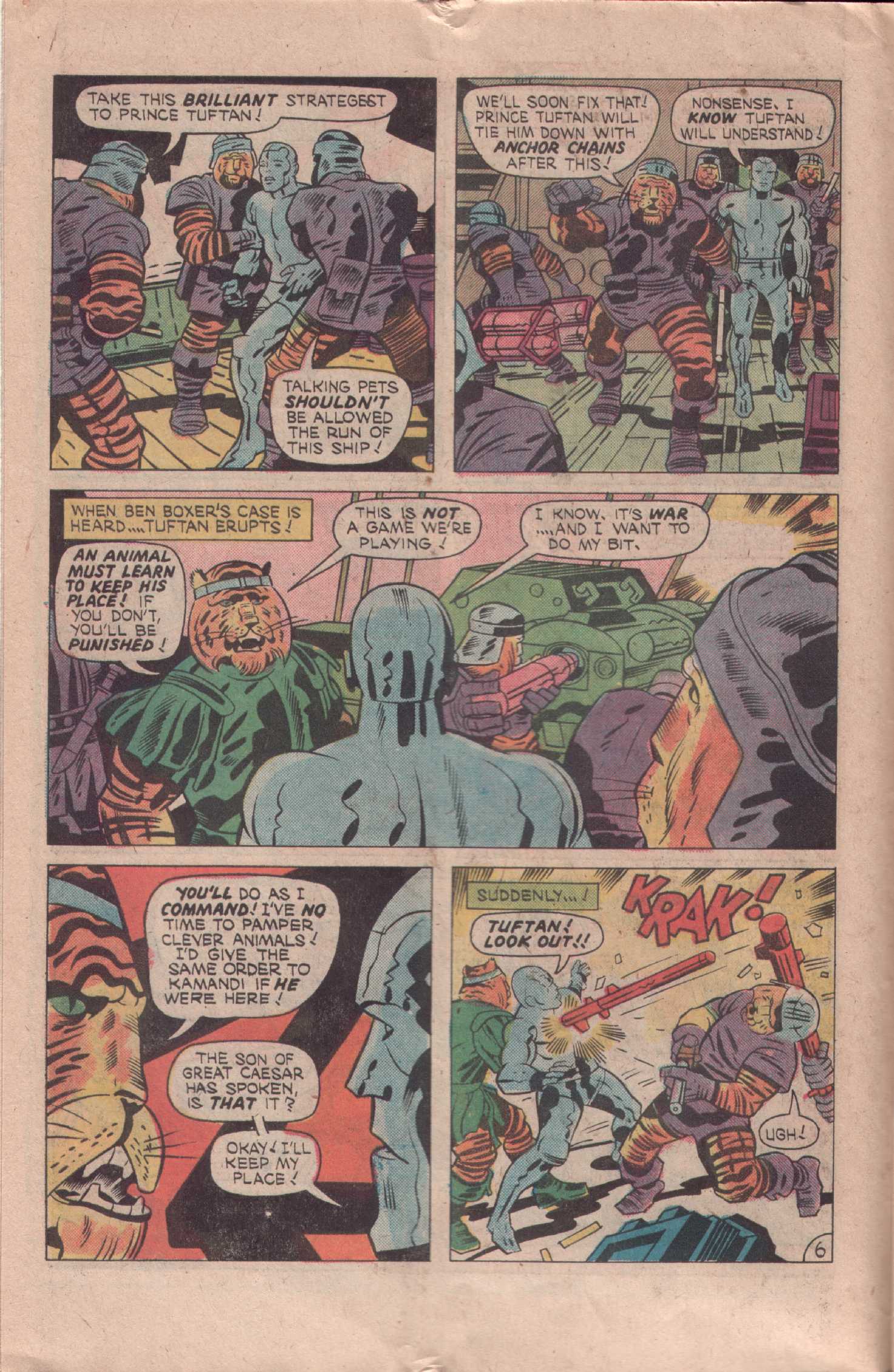 Read online Kamandi, The Last Boy On Earth comic -  Issue #33 - 6