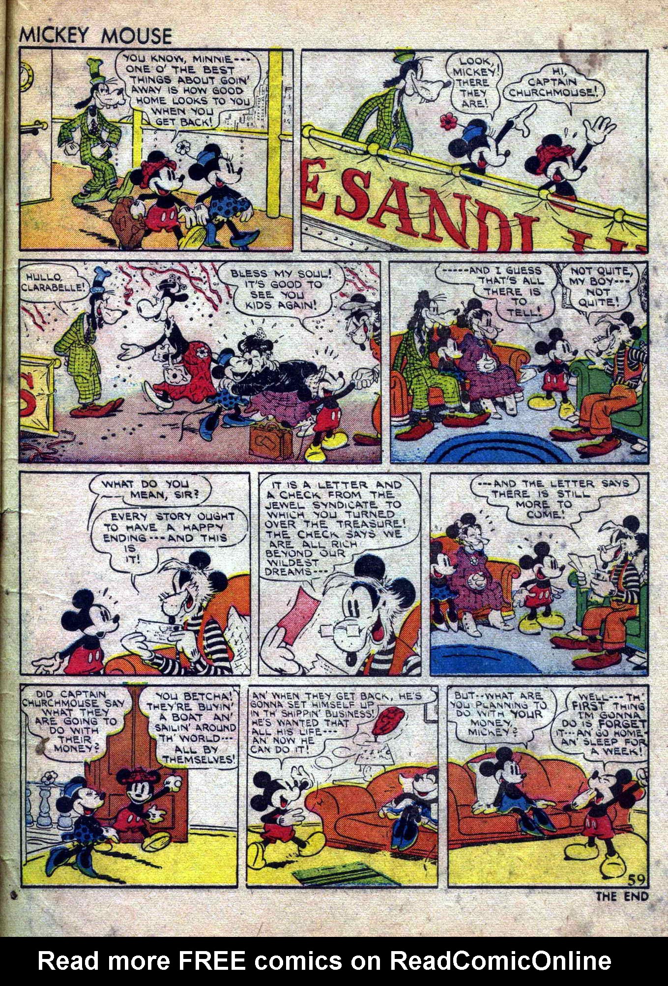 Read online Walt Disney's Comics and Stories comic -  Issue #5 - 61