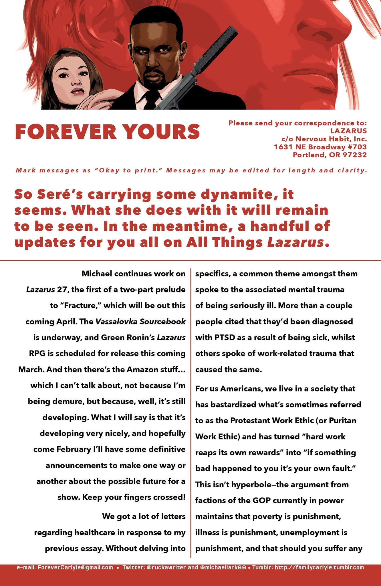 Read online Lazarus: X  66 comic -  Issue #5 - 29