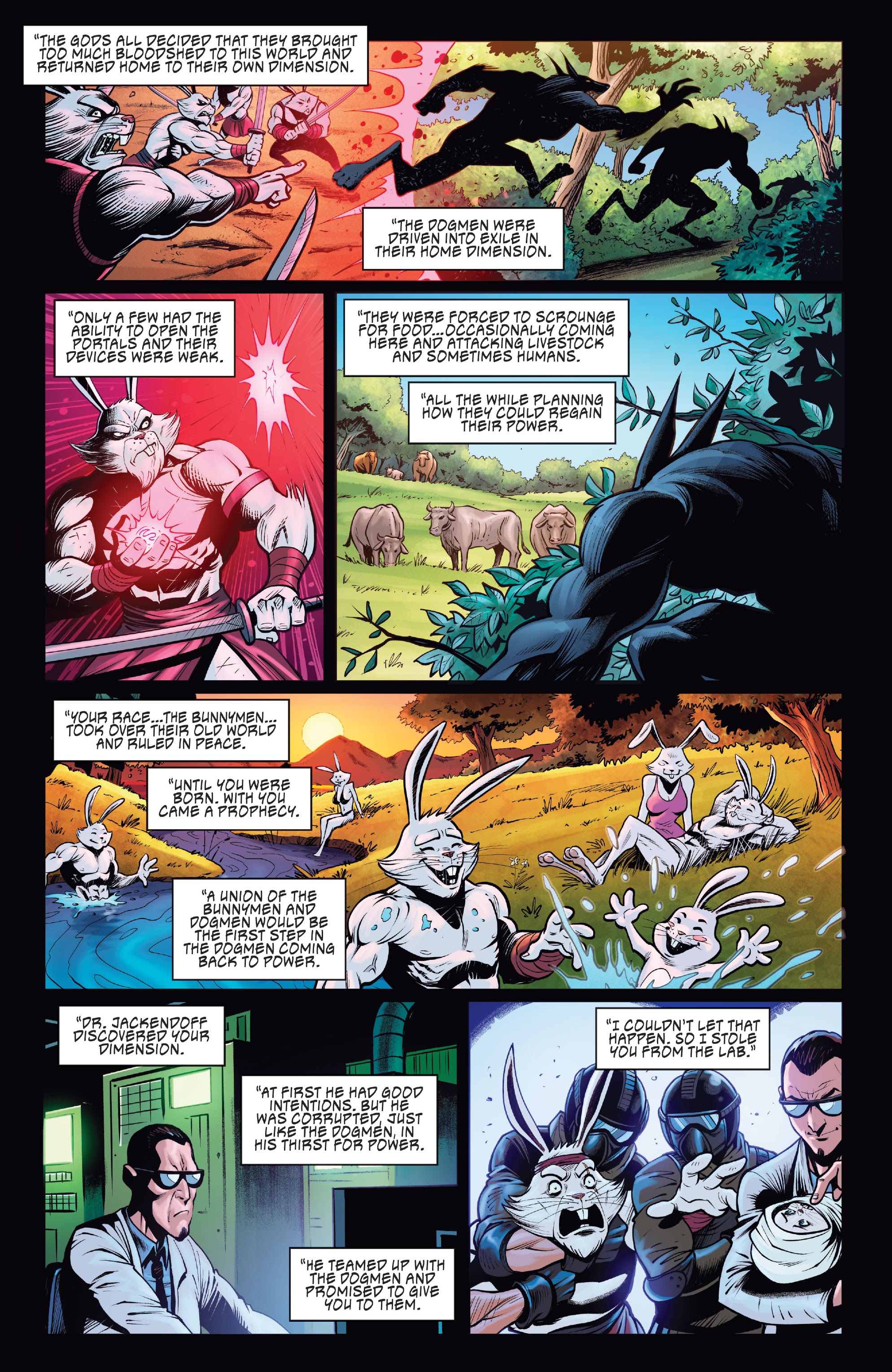 Read online Man Goat & the Bunnyman: Green Eggs & Blam comic -  Issue #3 - 7
