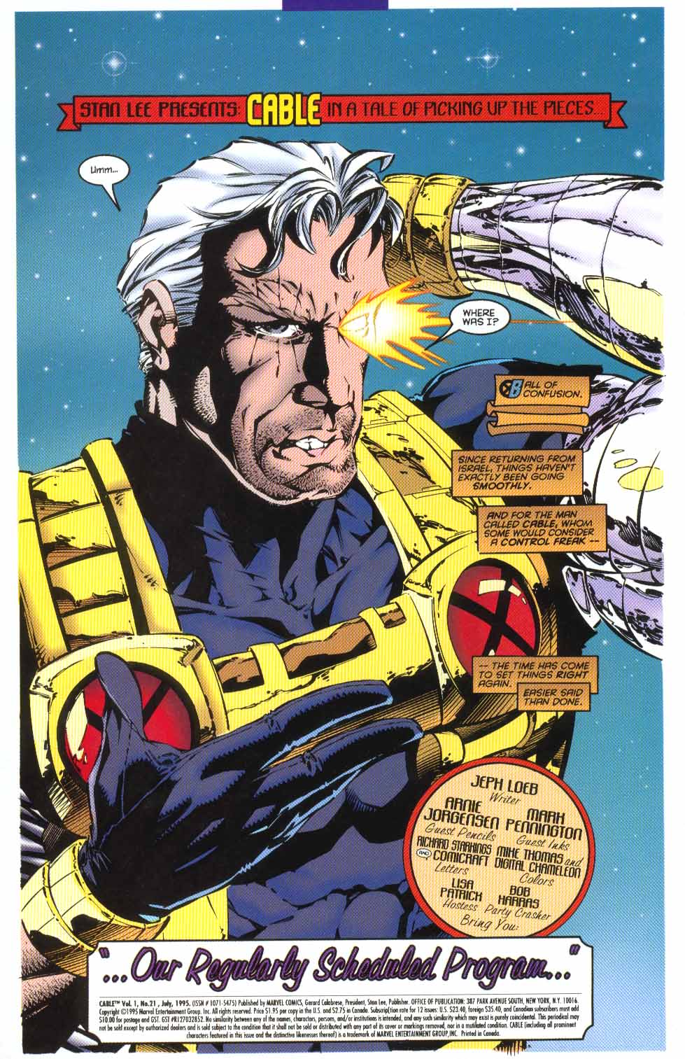 Read online Cable (1993) comic -  Issue #21 - 3