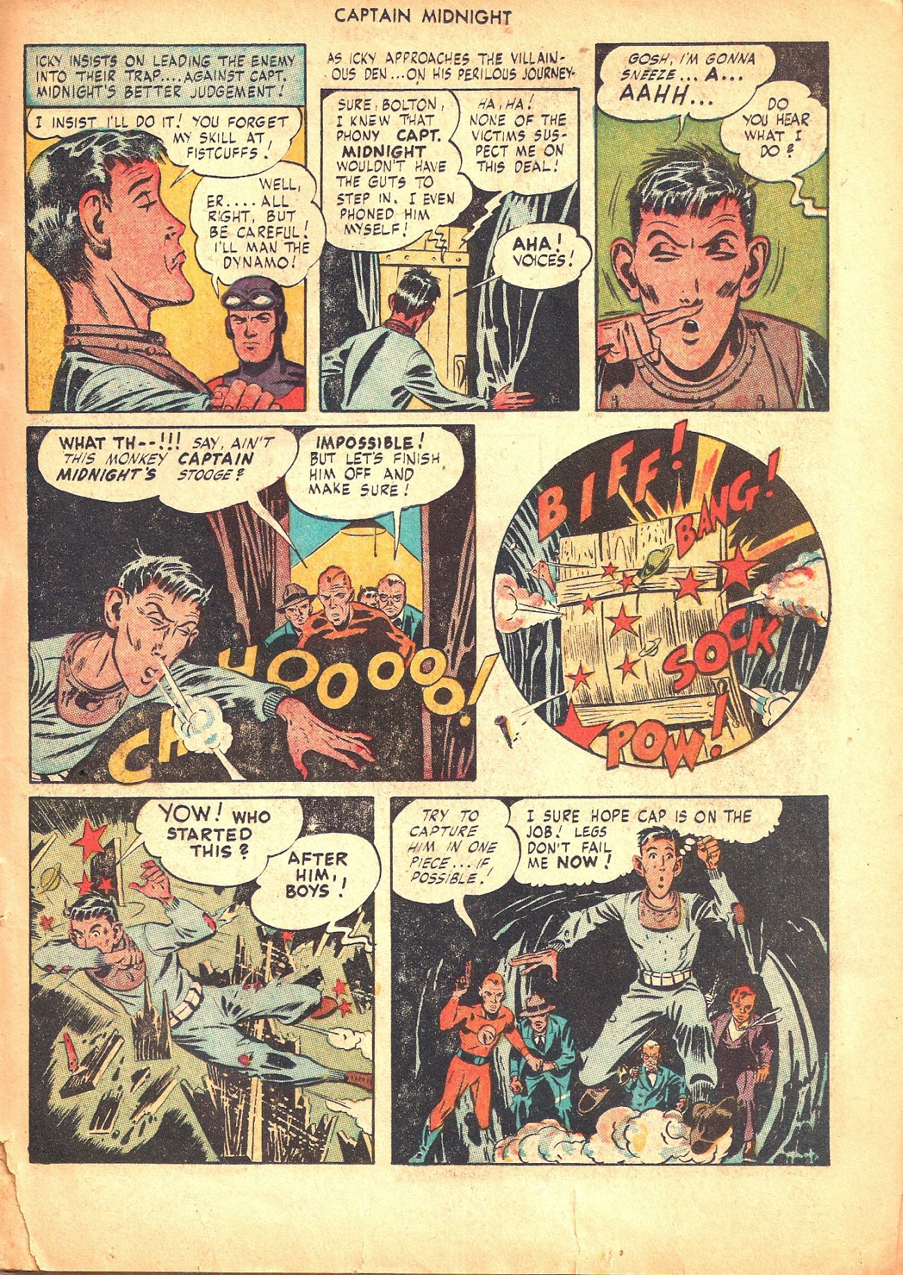 Read online Captain Midnight (1942) comic -  Issue #49 - 10