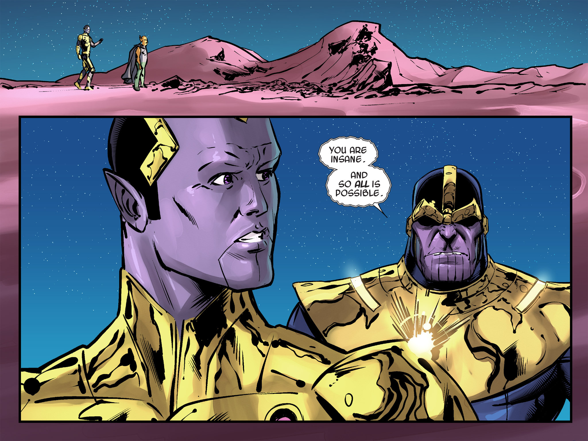 Read online Thanos: A God Up There Listening comic -  Issue # TPB - 288