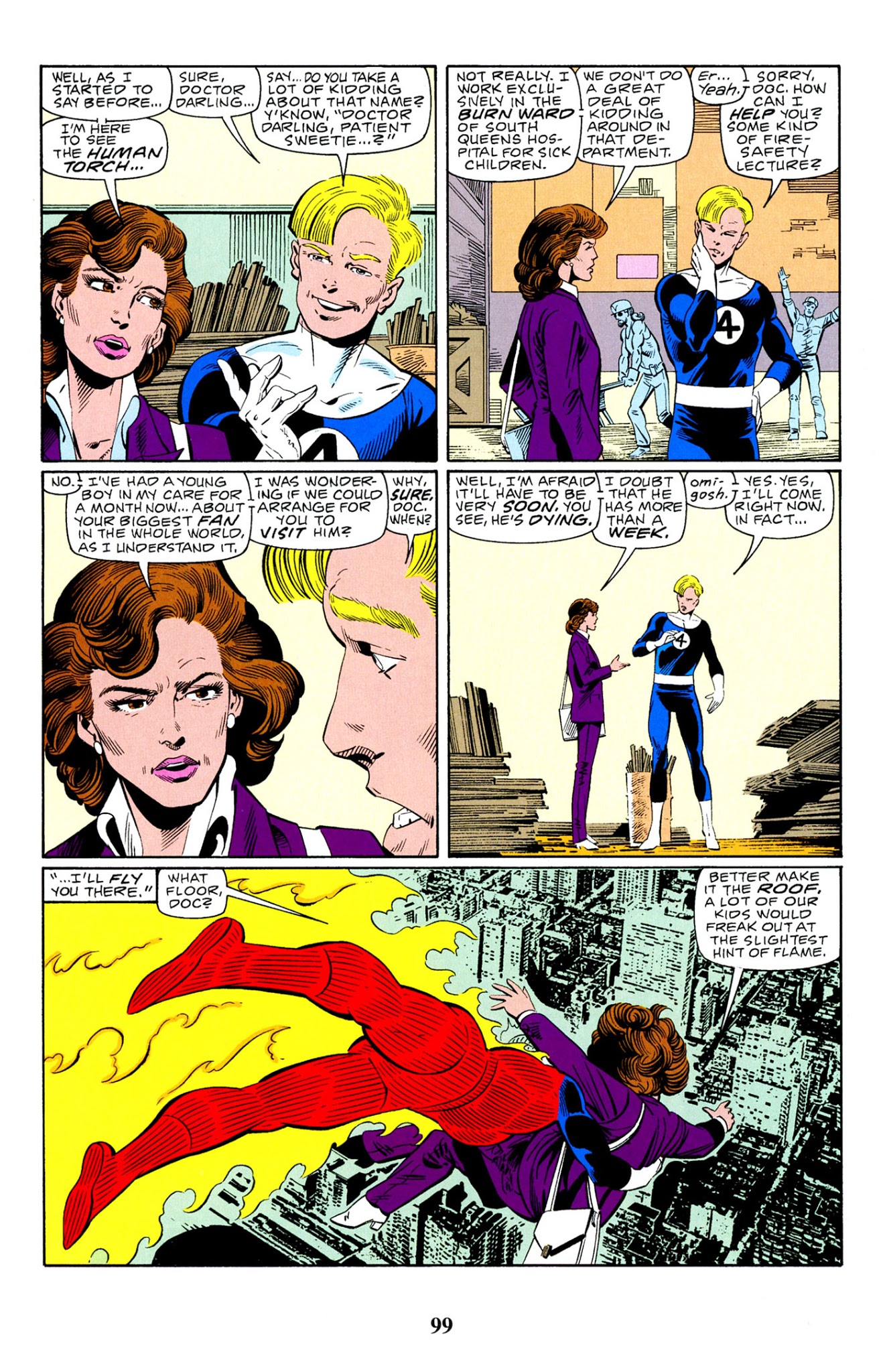 Read online Fantastic Four Visionaries: John Byrne comic -  Issue # TPB 7 - 100