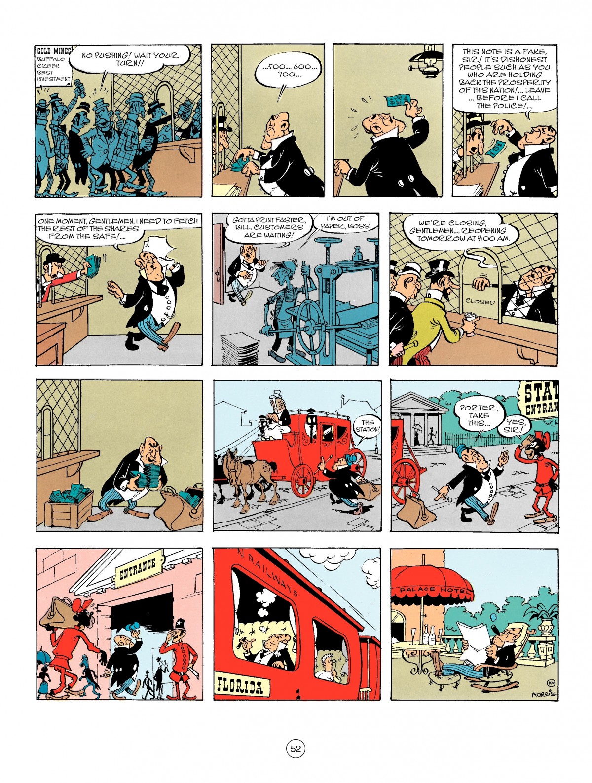 Read online A Lucky Luke Adventure comic -  Issue #54 - 52