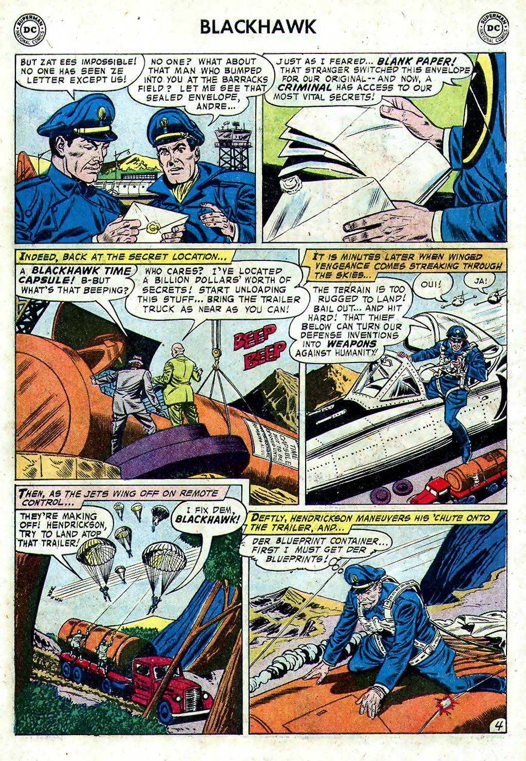 Read online Blackhawk (1957) comic -  Issue #125 - 6