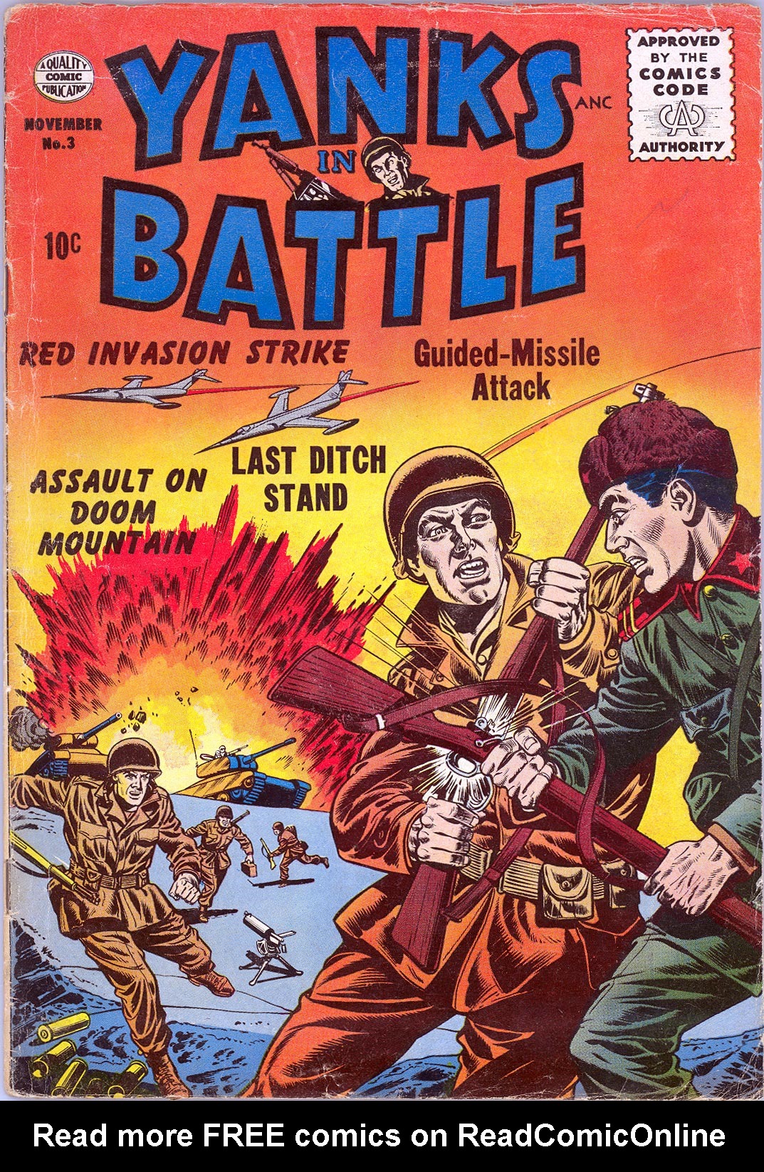 Read online Yanks In Battle comic -  Issue #3 - 37