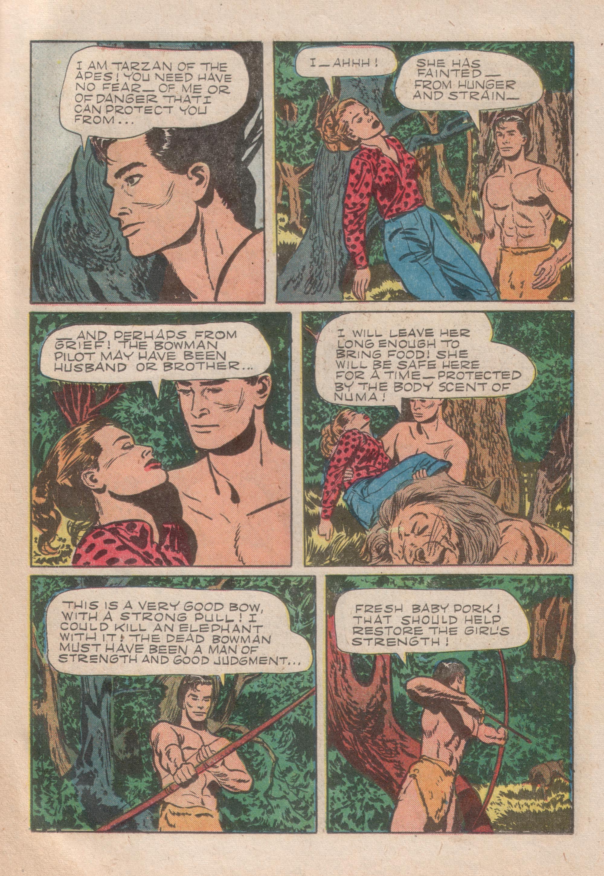Read online Tarzan (1948) comic -  Issue #41 - 7