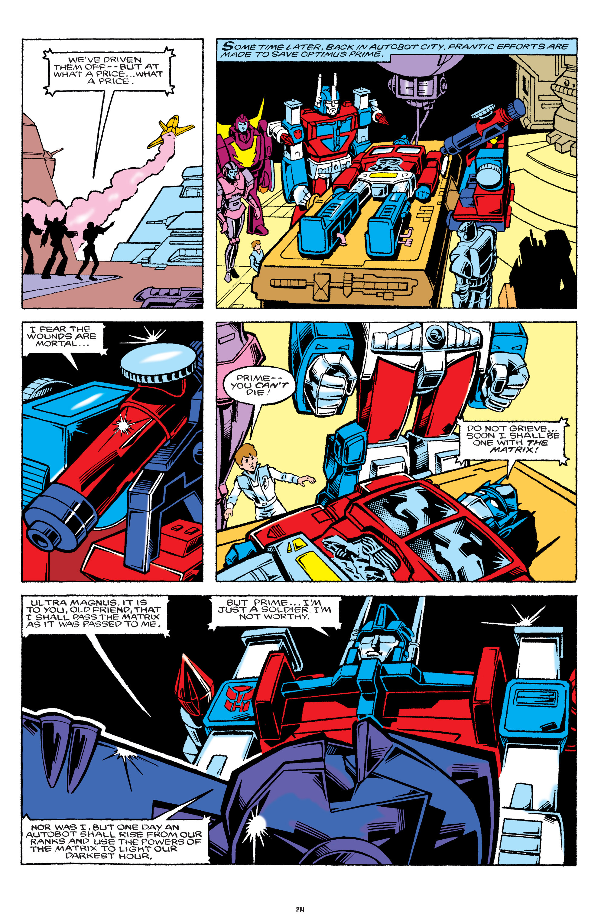 Read online The Transformers Classics comic -  Issue # TPB 7 - 213
