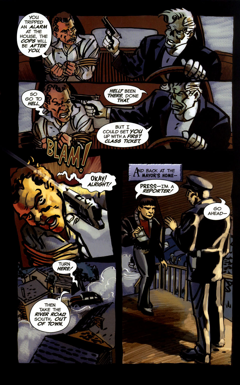 Read online Frankenstein Mobster comic -  Issue #5 - 13