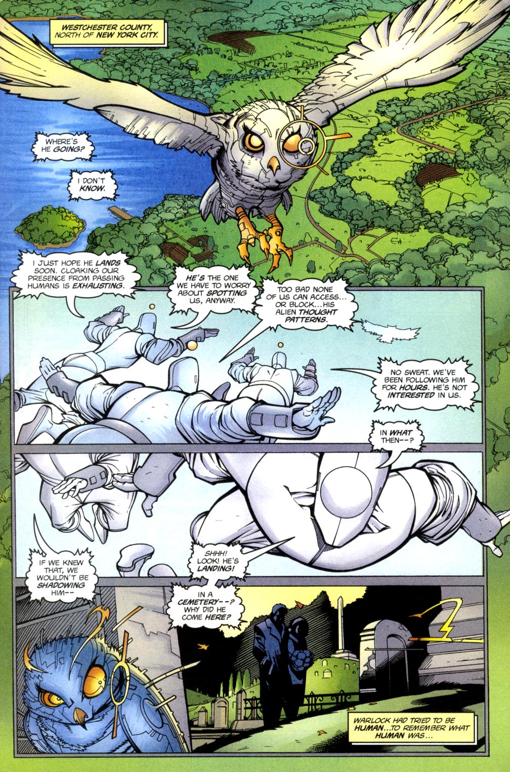 Read online Warlock (1999) comic -  Issue #1 - 4