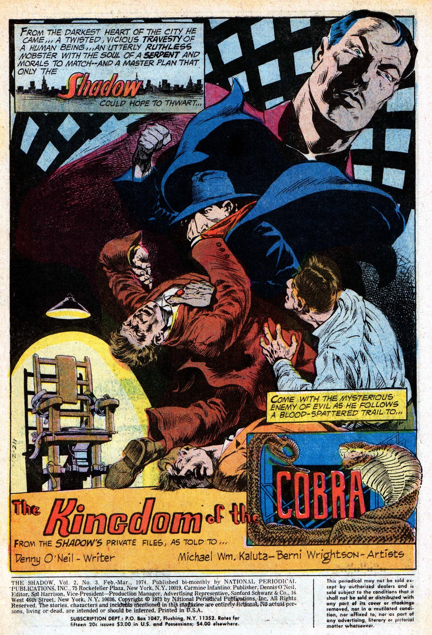 Read online The Shadow (1973) comic -  Issue #3 - 3
