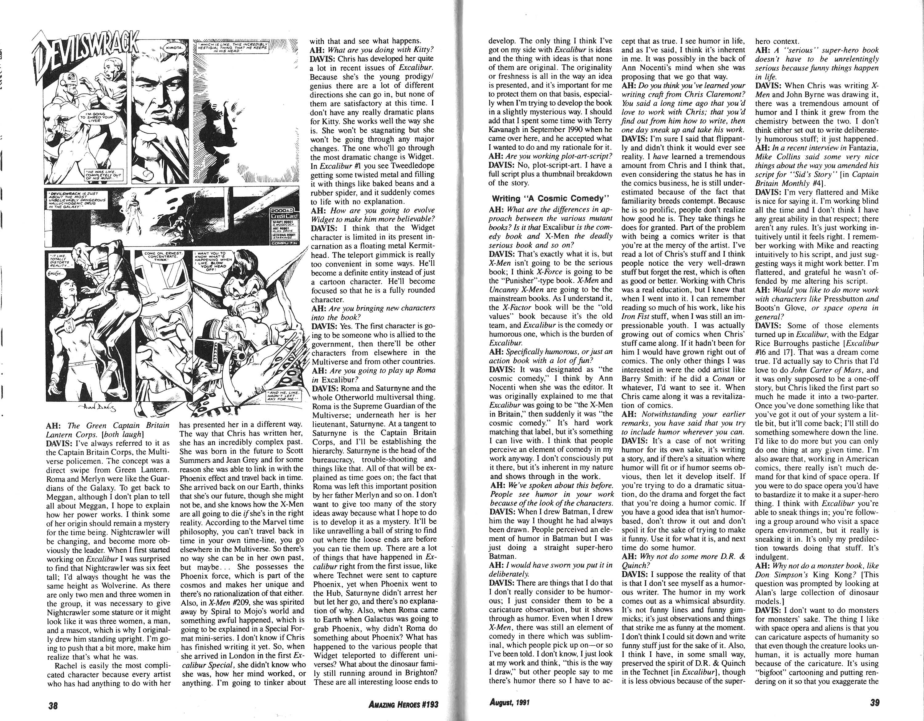 Read online Amazing Heroes comic -  Issue #193 - 20