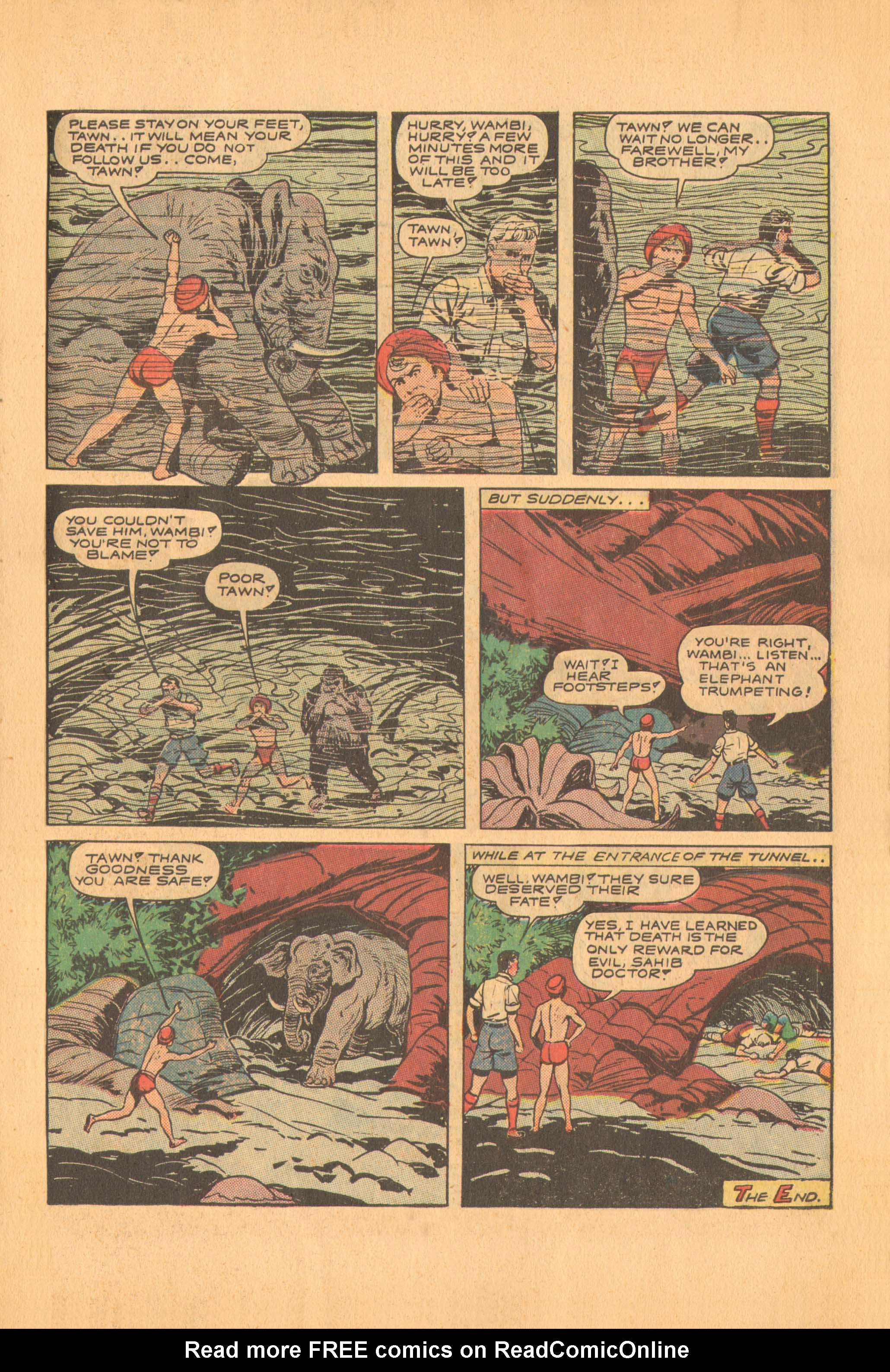 Read online Wambi Jungle Boy comic -  Issue #4 - 45
