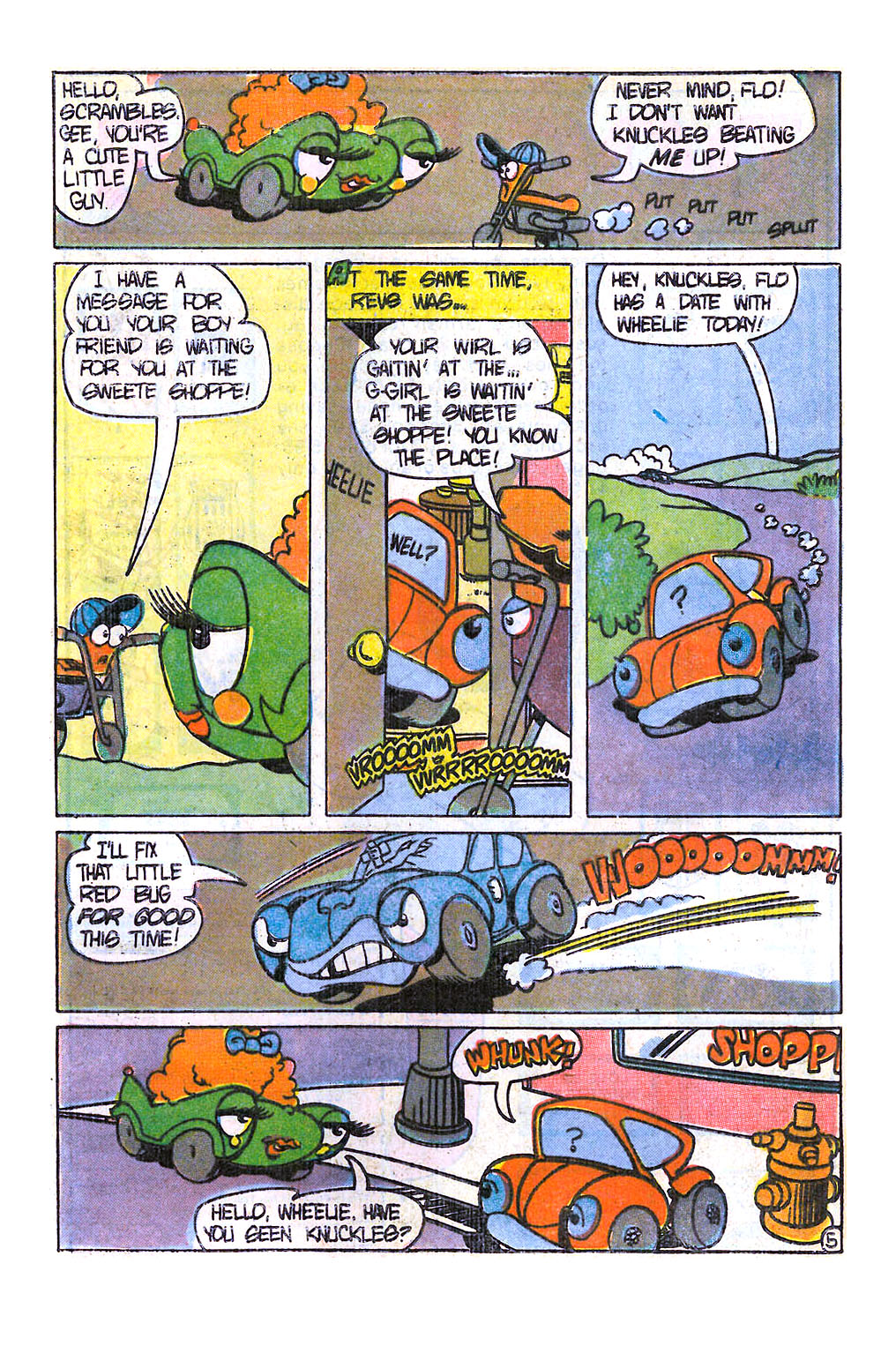 Read online Wheelie and the Chopper Bunch comic -  Issue #4 - 8