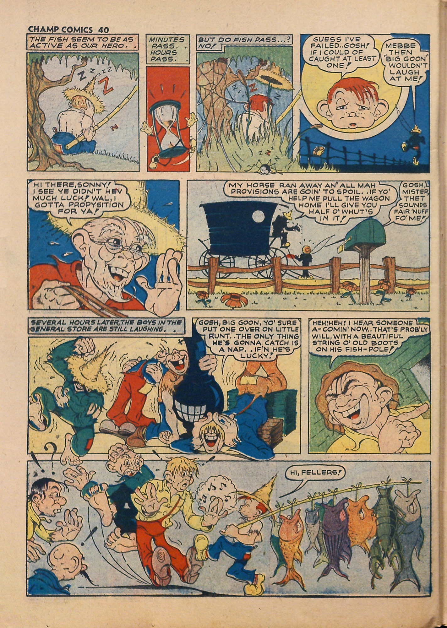 Read online Champ Comics comic -  Issue #14 - 42