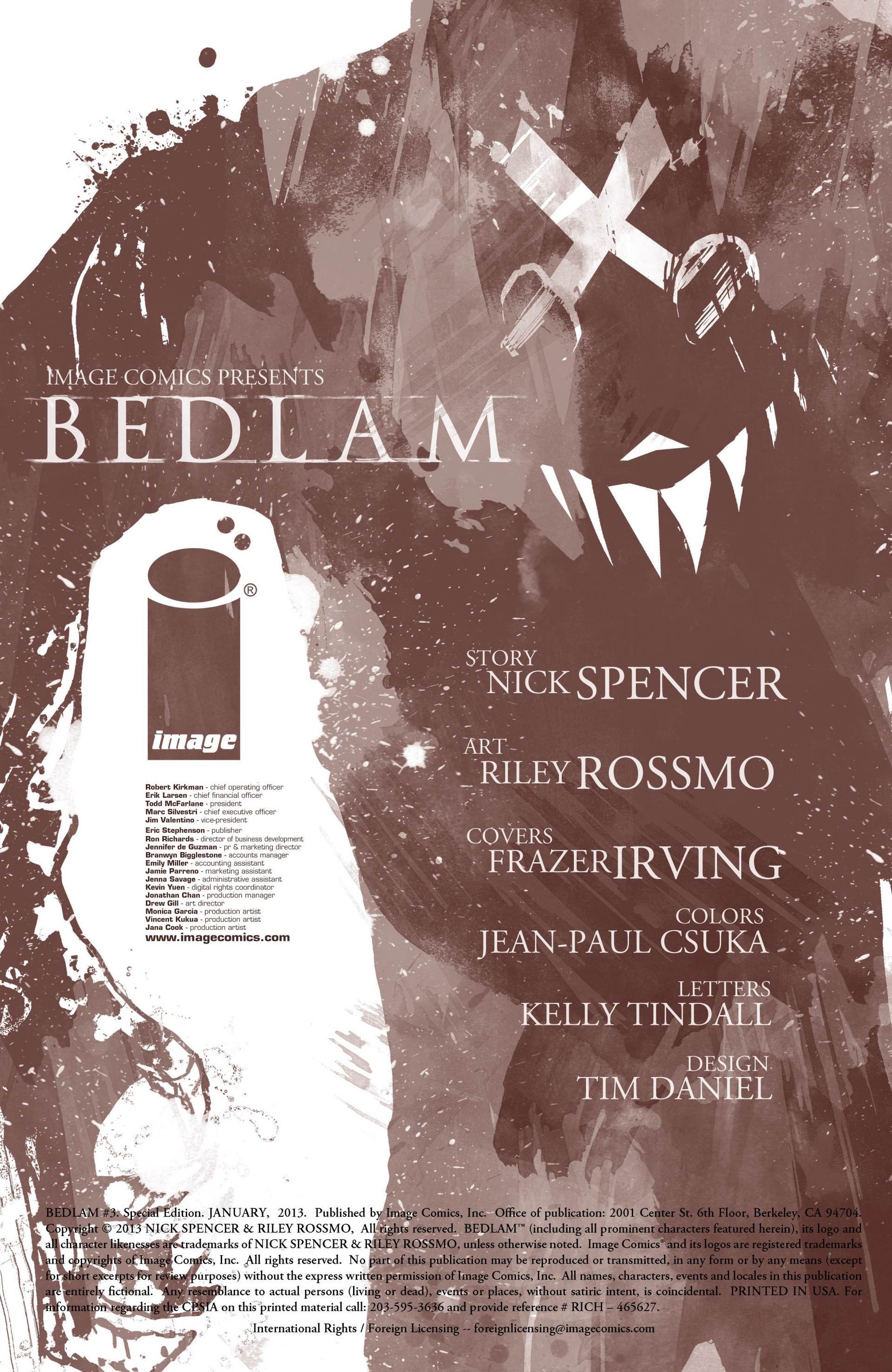 Read online Bedlam comic -  Issue #6 - 2