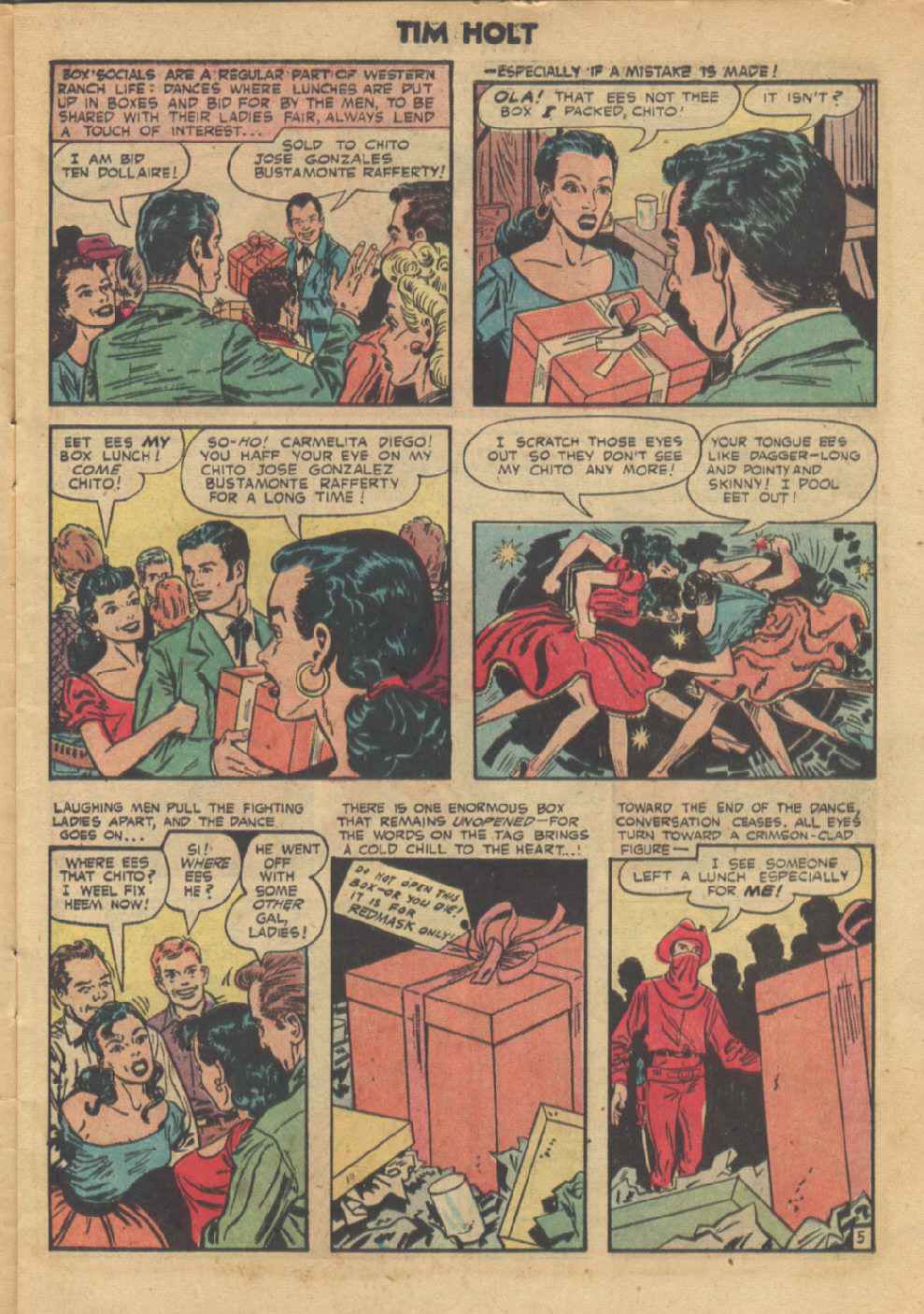 Read online Tim Holt comic -  Issue #31 - 7