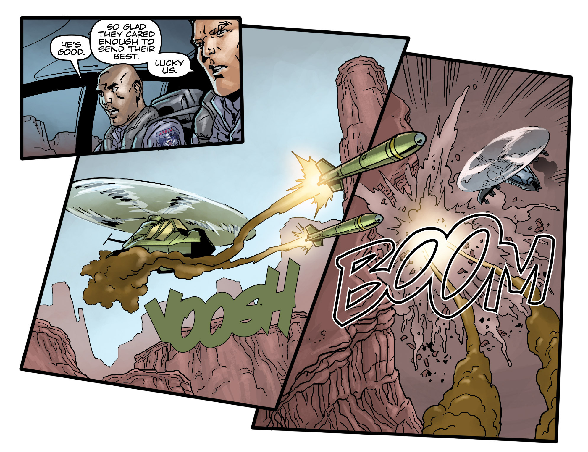 Read online Airwolf Airstrikes comic -  Issue #7 - 31