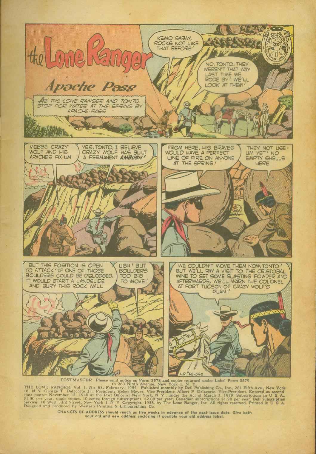 Read online The Lone Ranger (1948) comic -  Issue #68 - 3