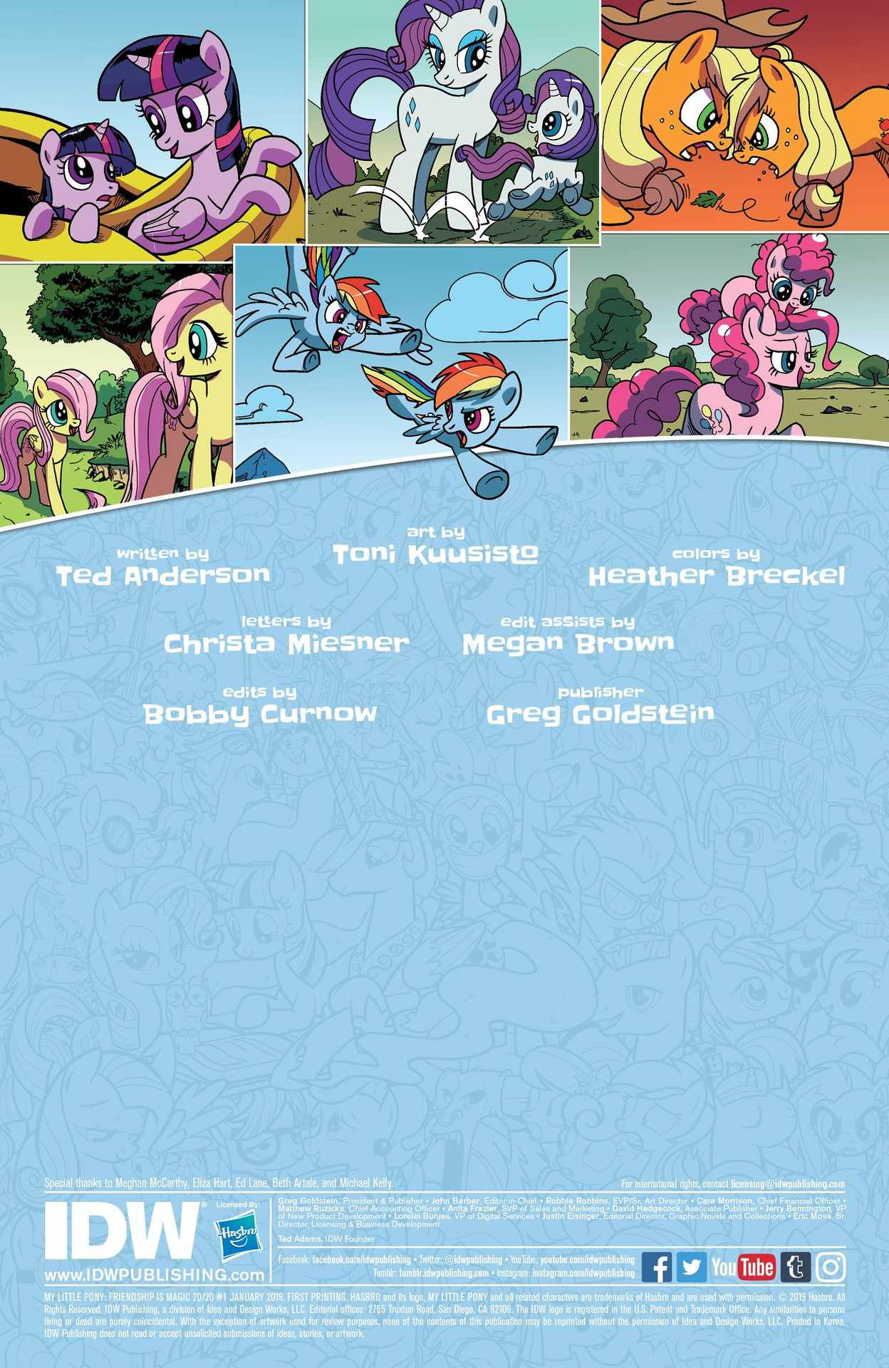 Read online My Little Pony: Friendship is Magic 20/20 comic -  Issue # Full - 2