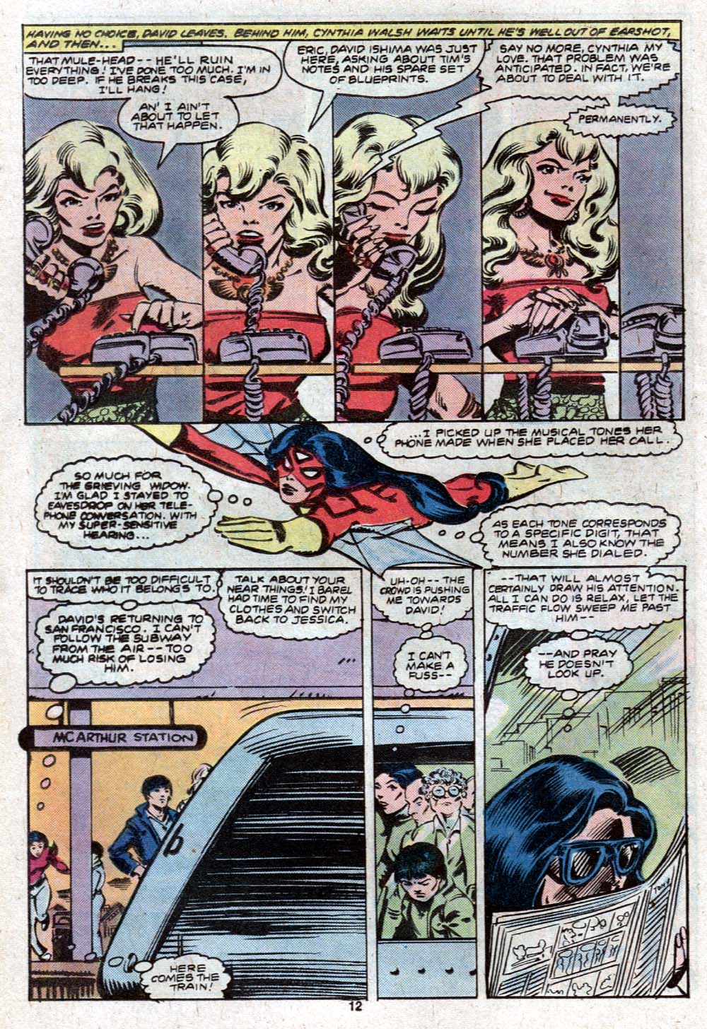 Read online Spider-Woman (1978) comic -  Issue #39 - 12