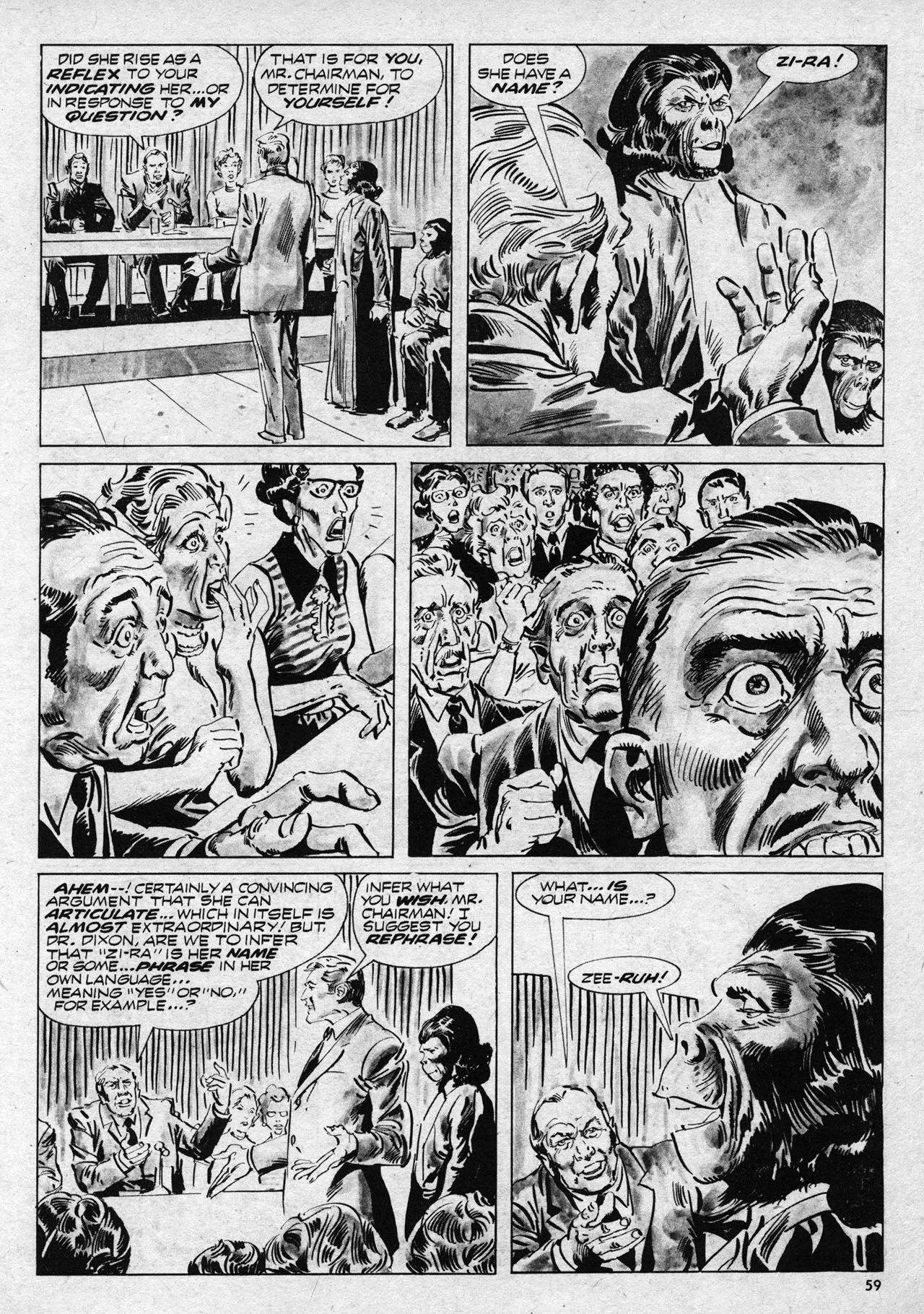 Read online Planet of the Apes comic -  Issue #13 - 59