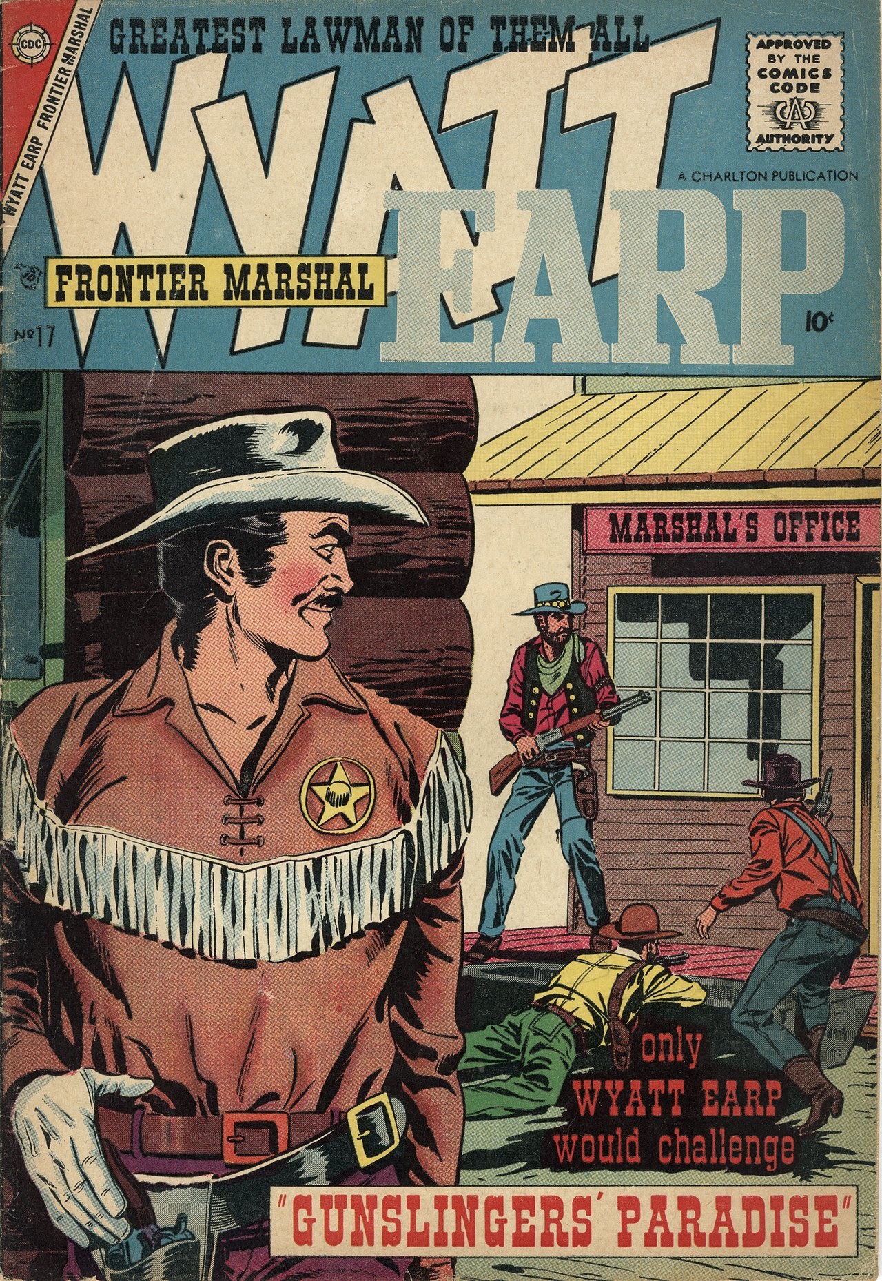 Read online Wyatt Earp Frontier Marshal comic -  Issue #17 - 1