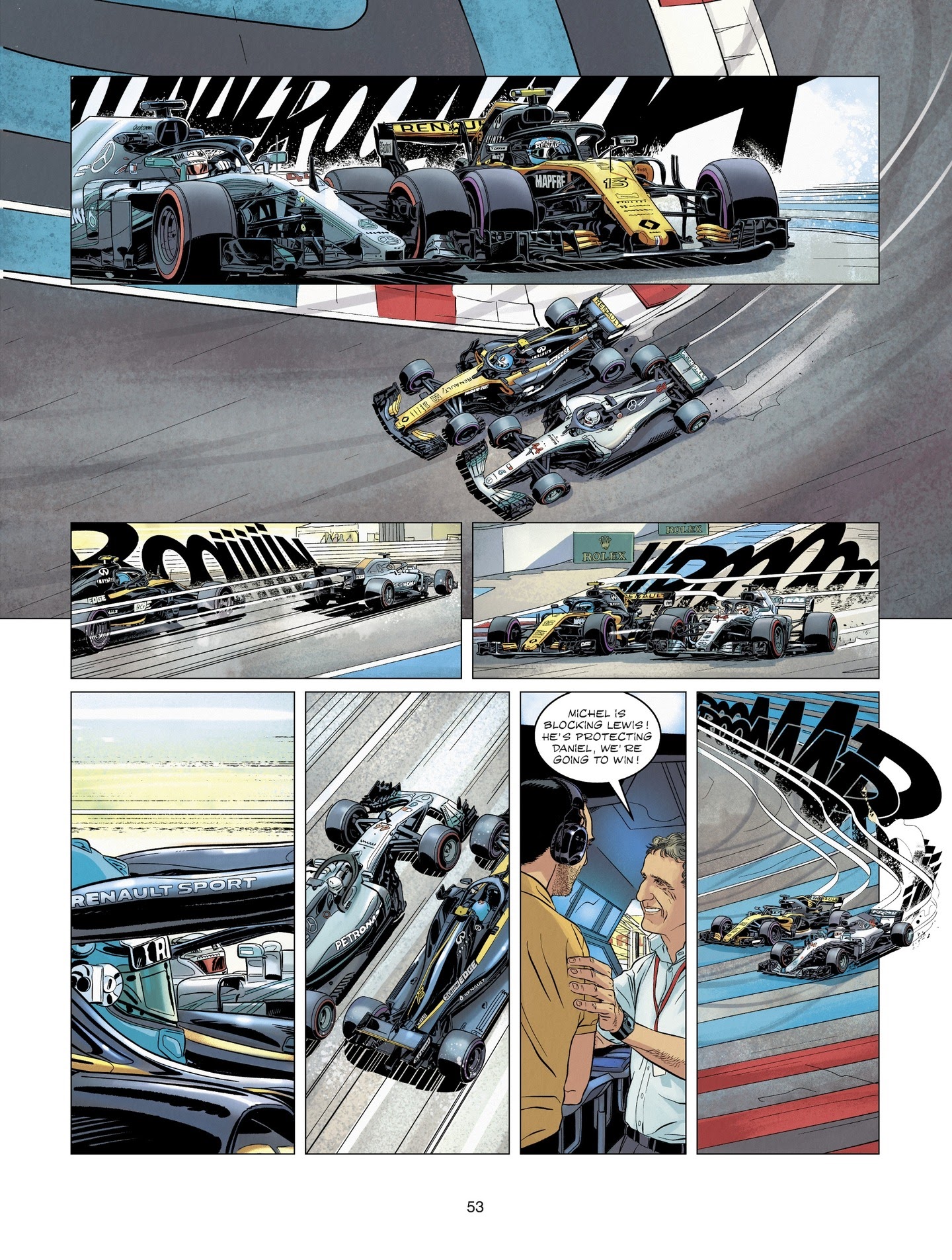 Read online Michel Vaillant comic -  Issue #8 - 53
