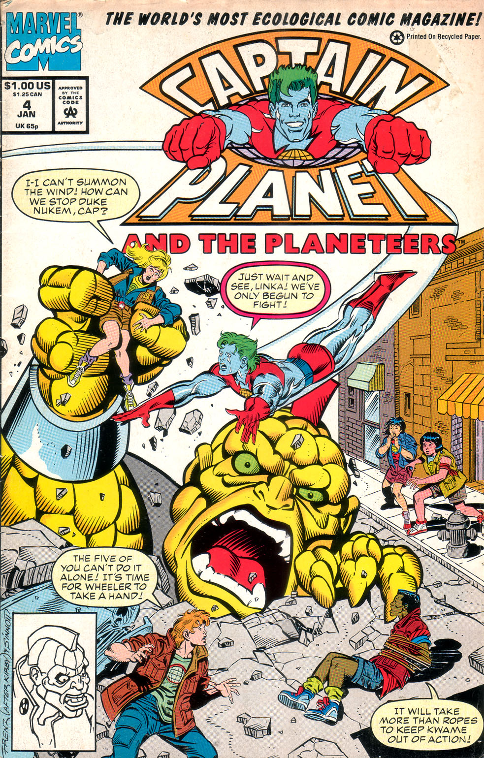 Captain Planet and the Planeteers issue 4 - Page 1