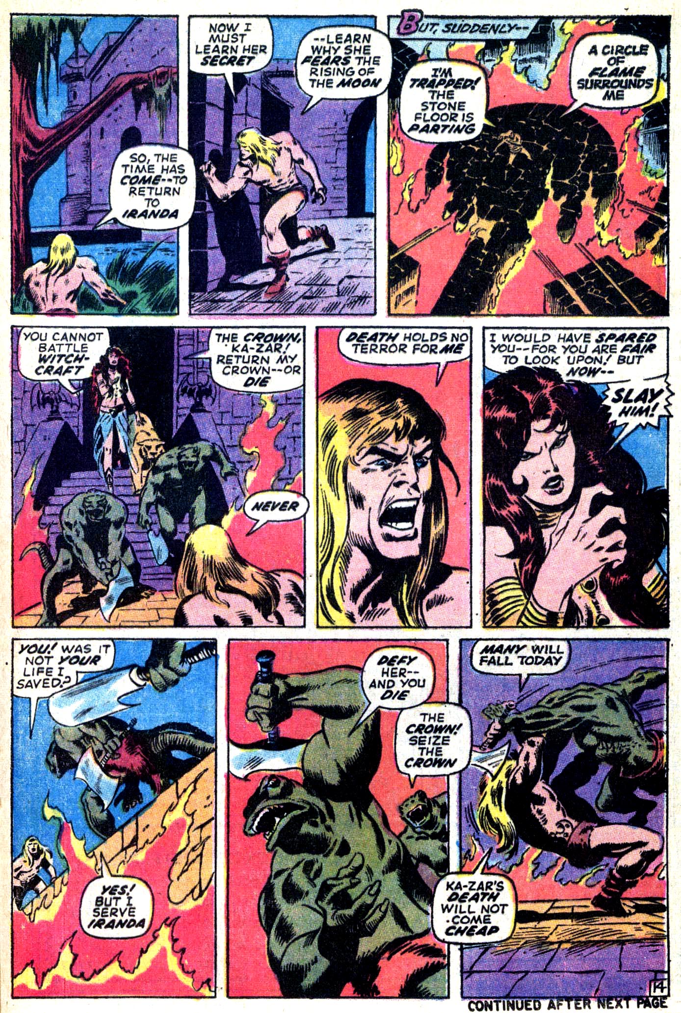 Read online Astonishing Tales (1970) comic -  Issue #9 - 14