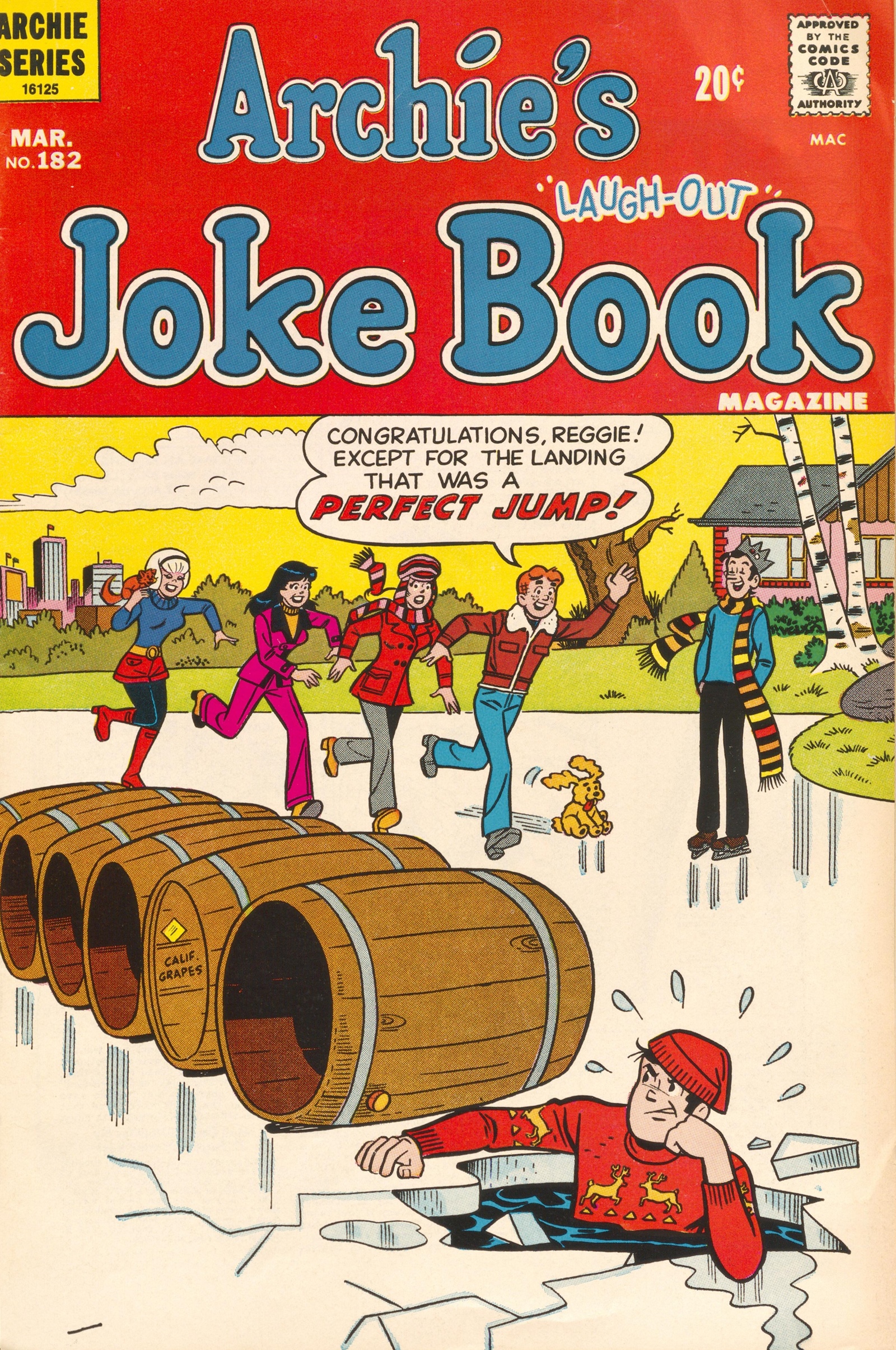 Read online Archie's Joke Book Magazine comic -  Issue #182 - 1