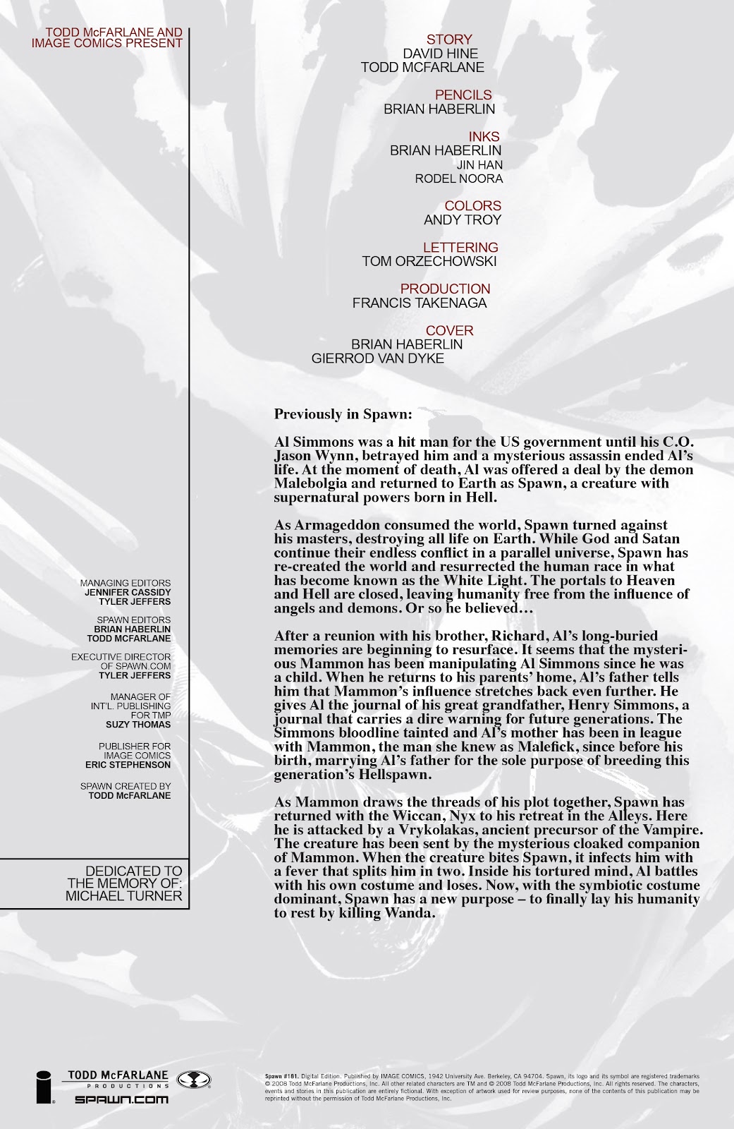 Spawn issue 181 - Page 2