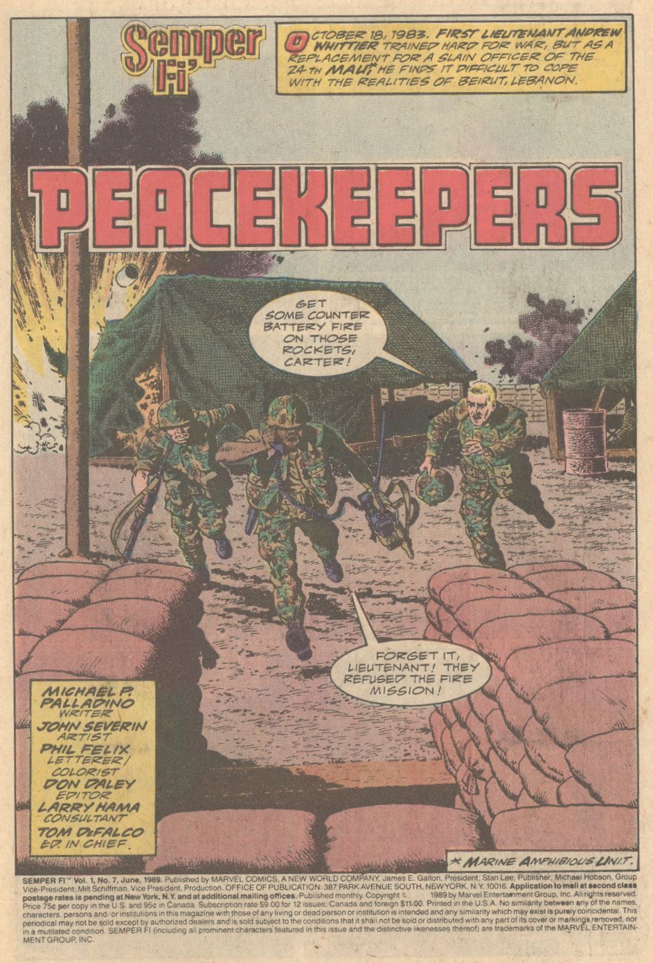 Read online Semper Fi comic -  Issue #7 - 2