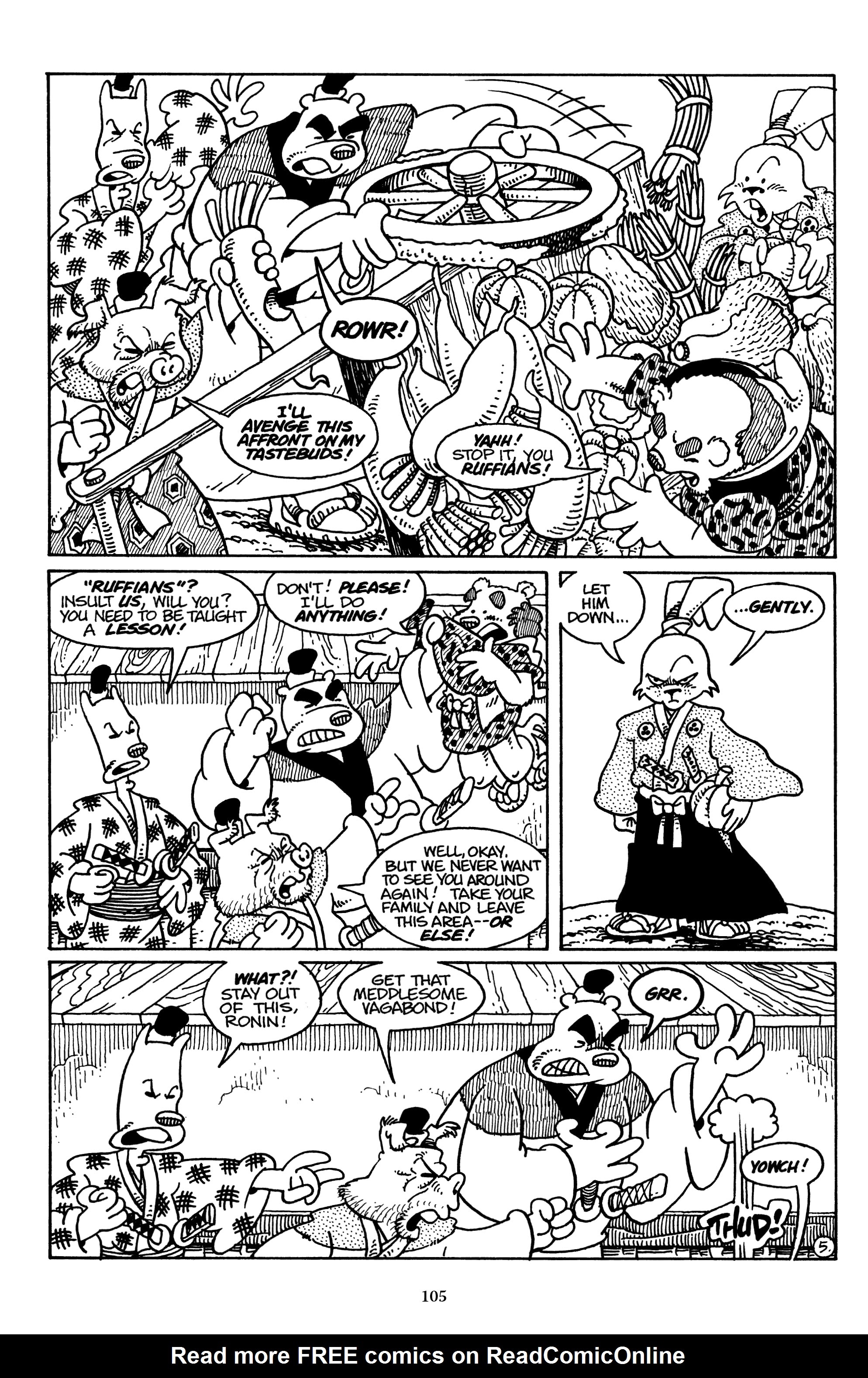 Read online The Usagi Yojimbo Saga (2021) comic -  Issue # TPB 1 (Part 1) - 100